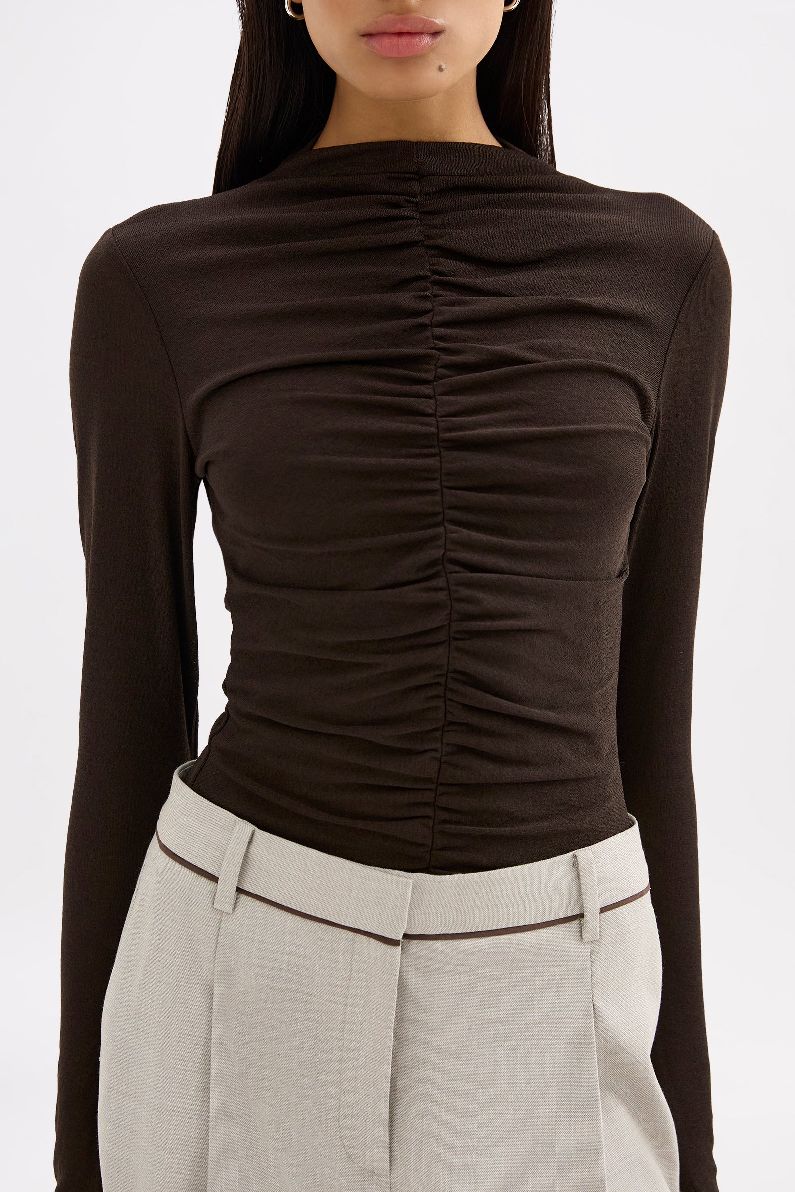 Marti Mesh Top Espresso 