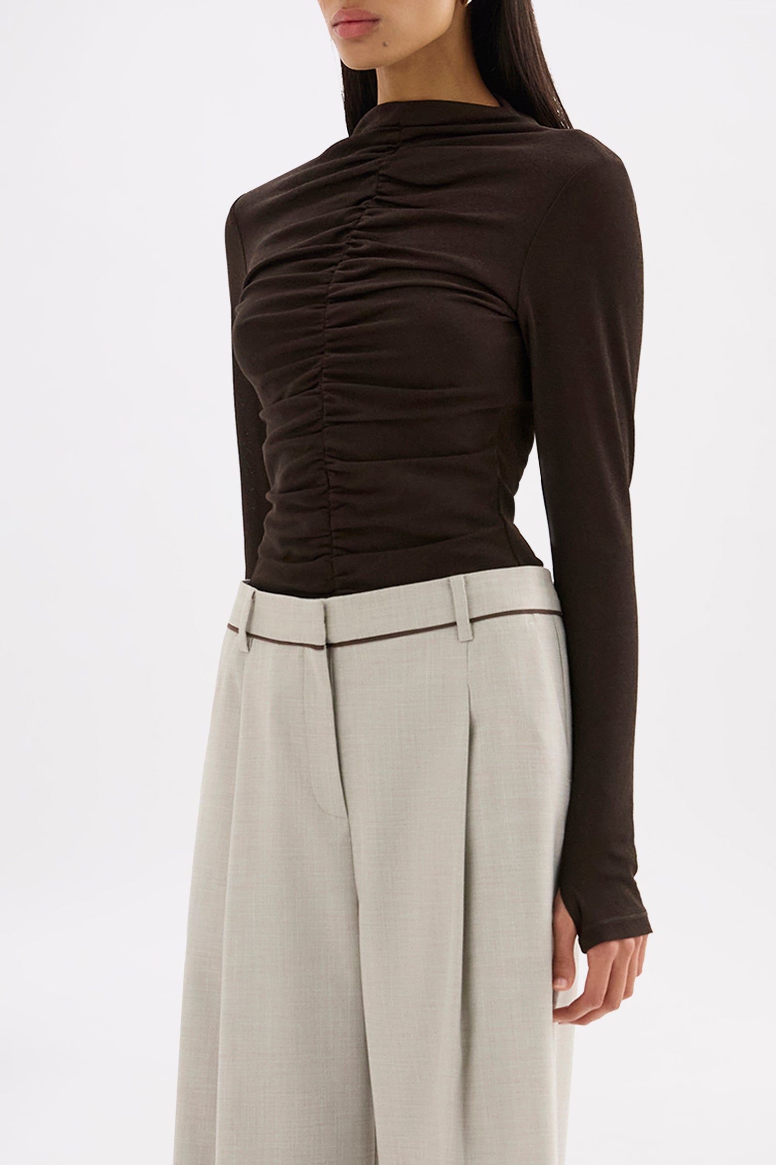 Marti Mesh Top Espresso 