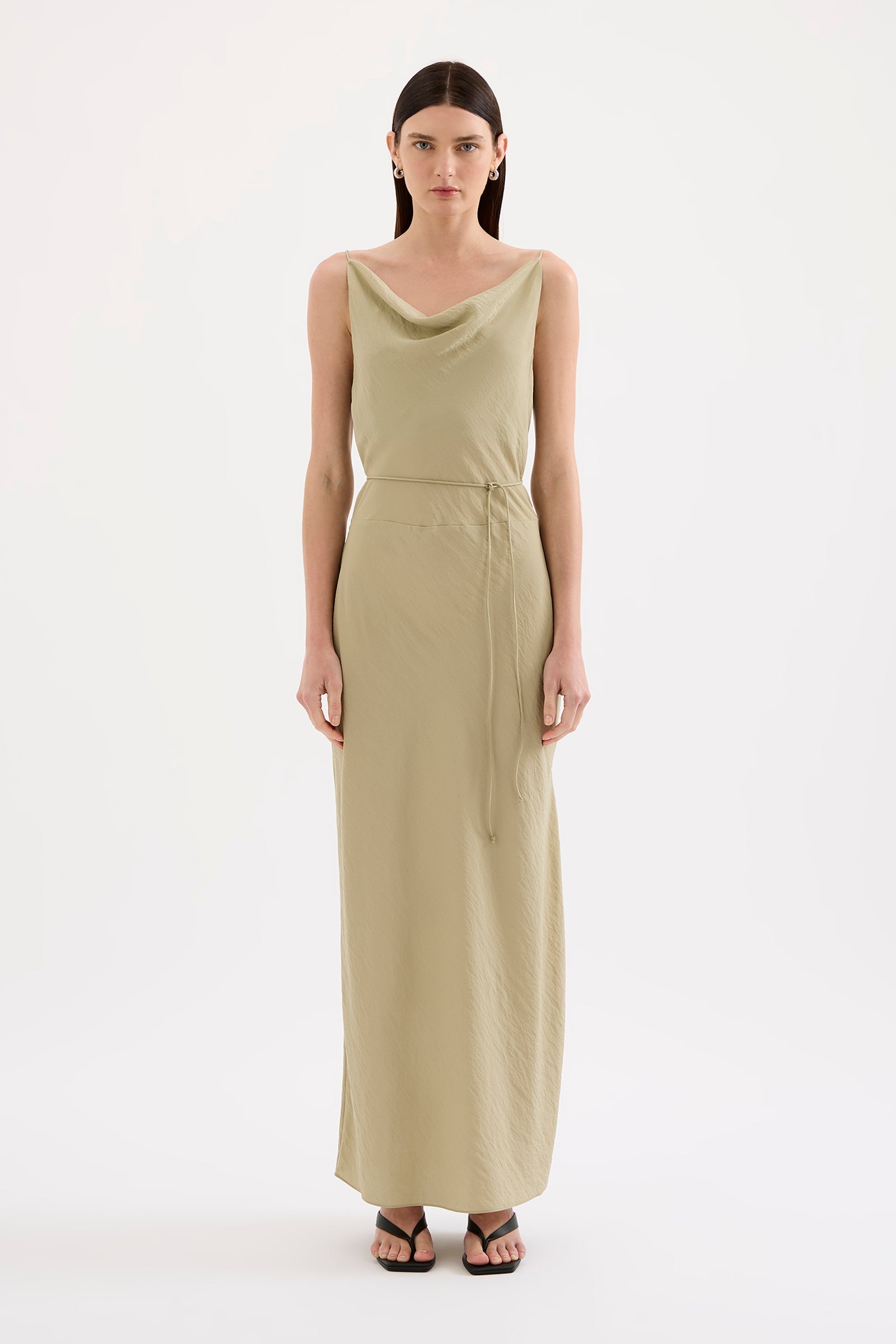 Elio Maxi Dress Olive 