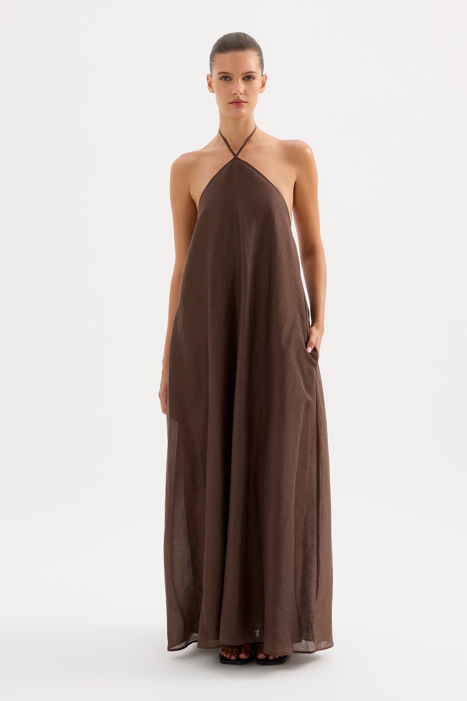 Margot Maxi Dress Chocolate 