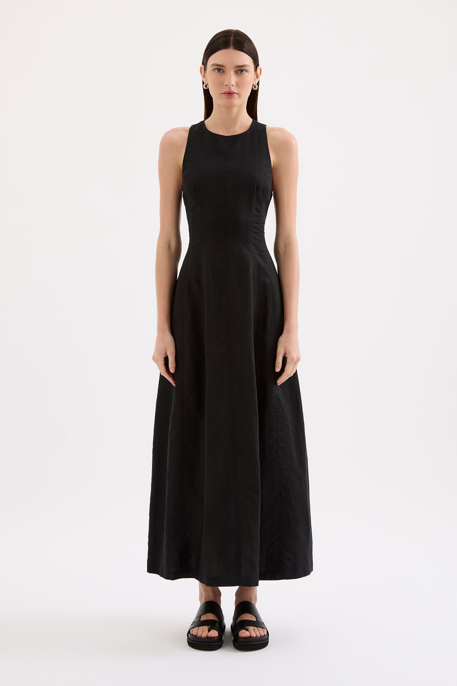 Nix Midi Dress Black 