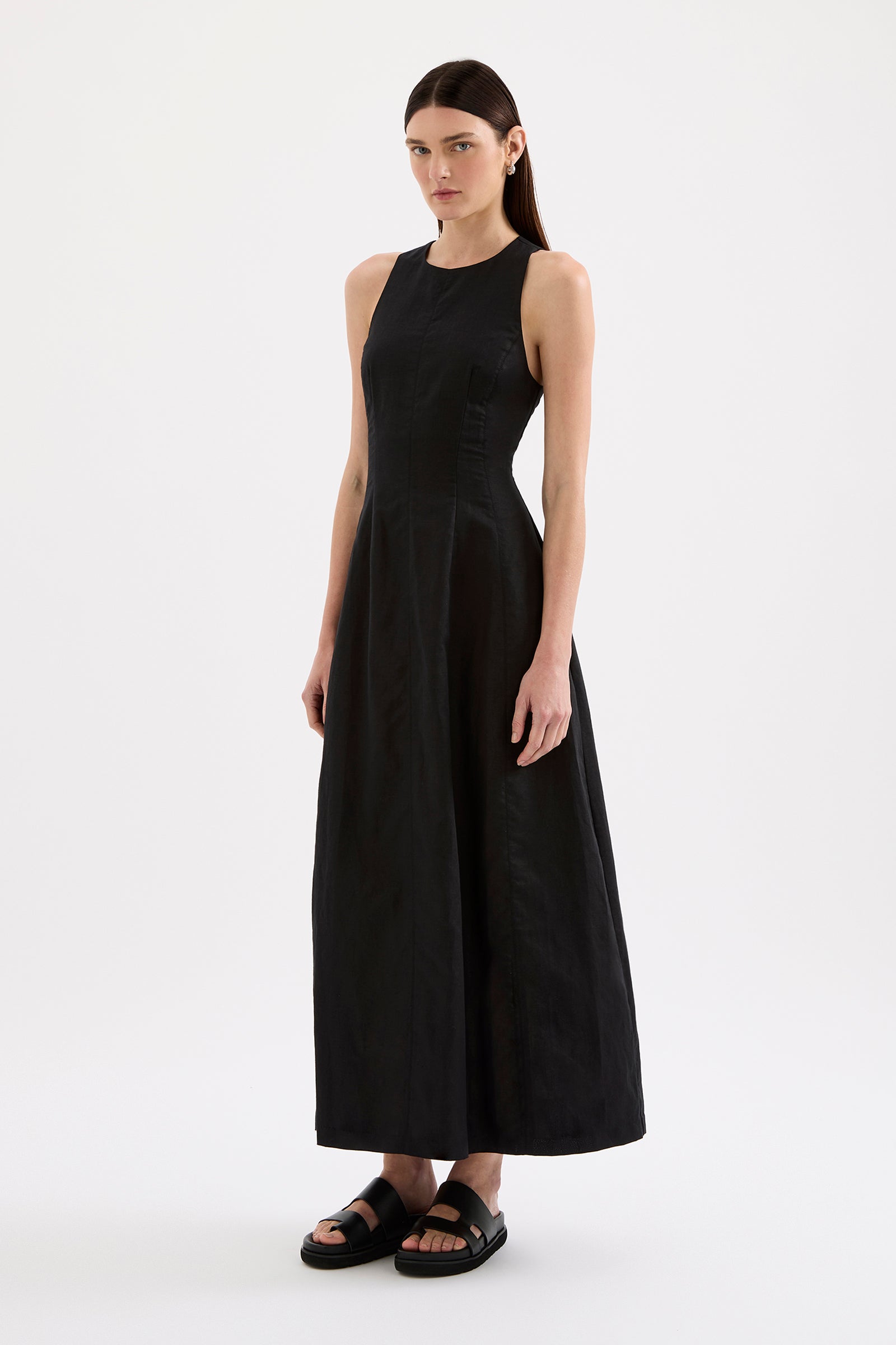 Nix Midi Dress Black 
