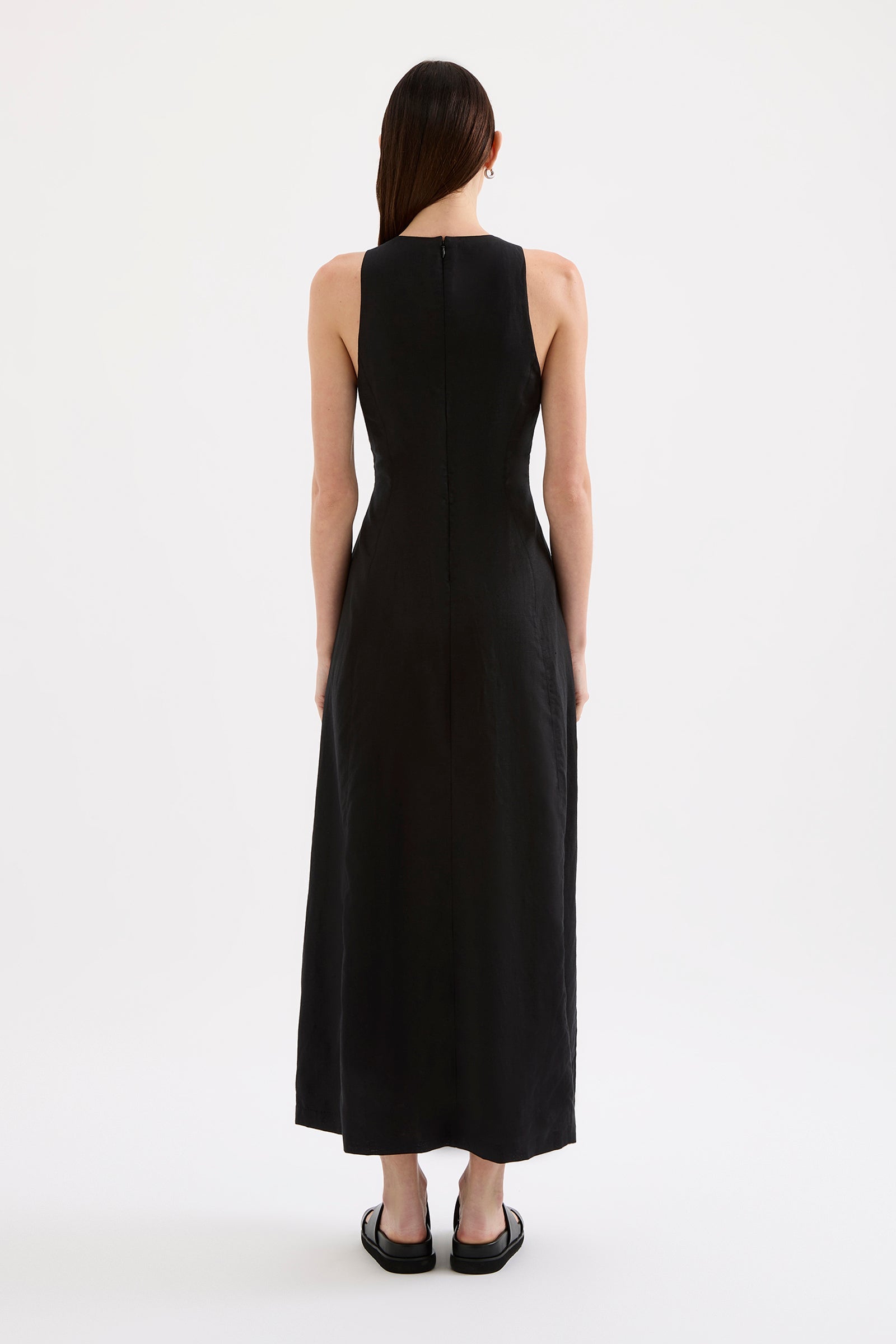 Nix Midi Dress Black 