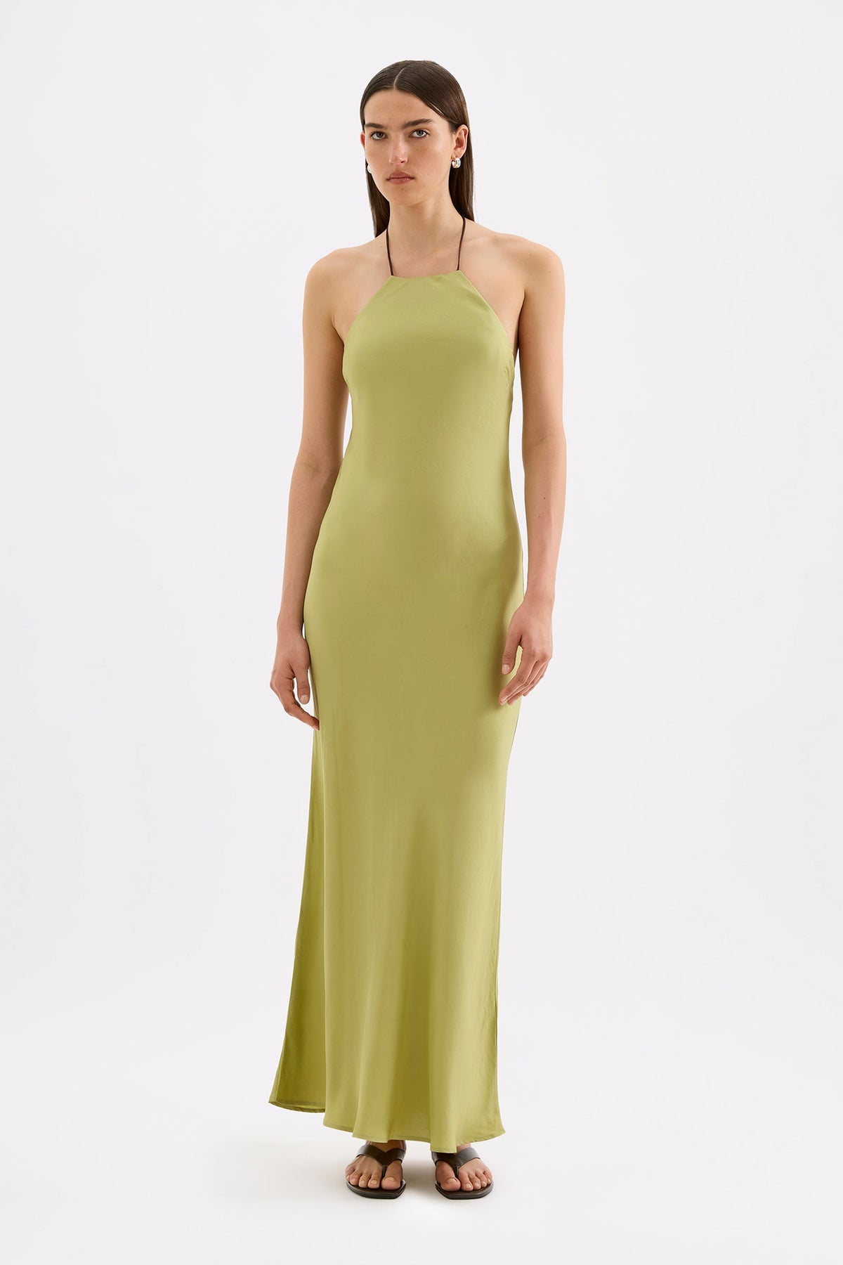 Tilly Tencel Maxi Dress Wasabi 