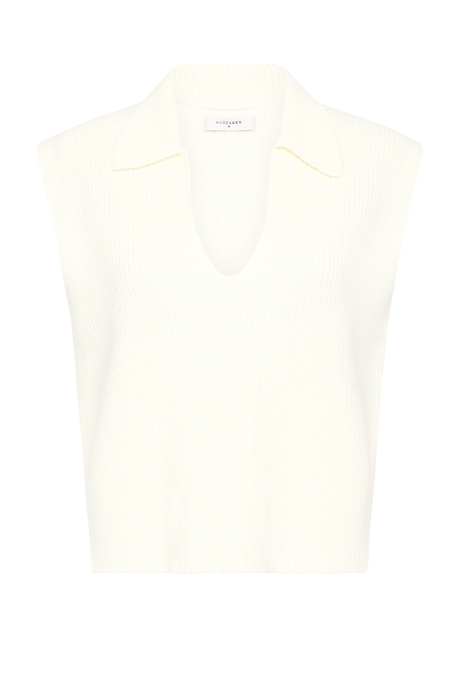 Enes Knit Vest Salt 