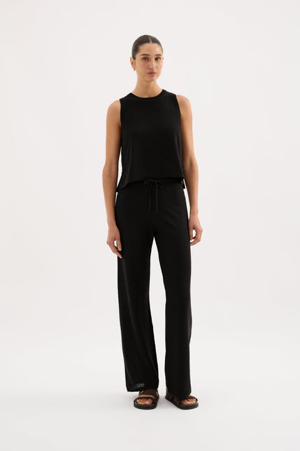 Zosia Knit Pant Black 
