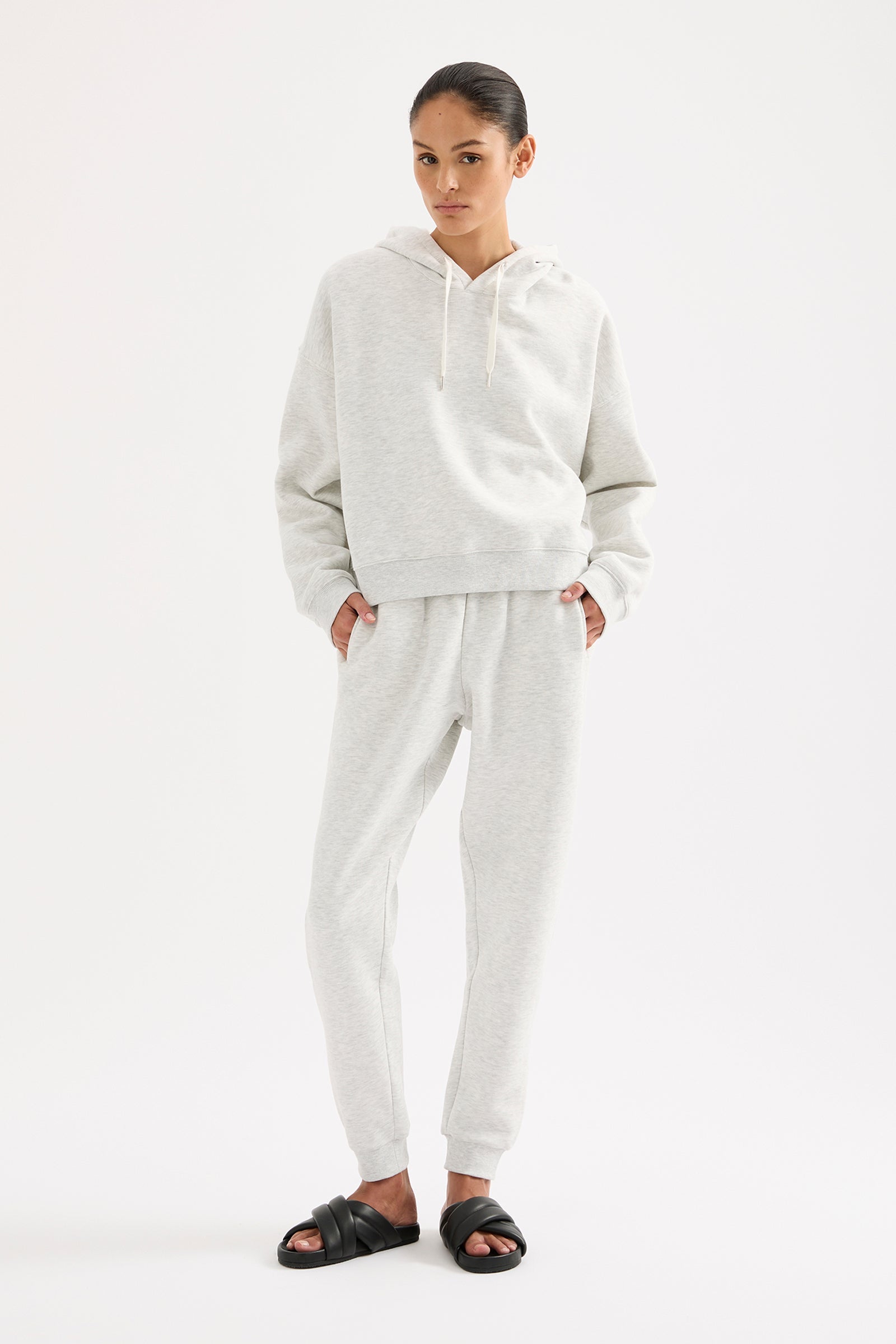 Carter Classic Hoodie Snow Marle 