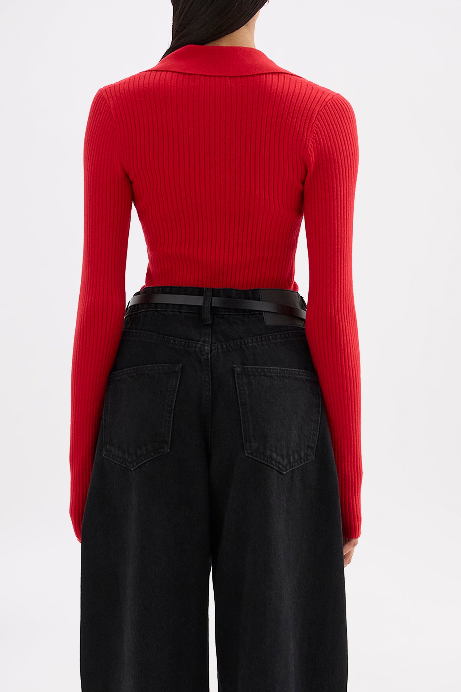 Odette Knit Top Vermillion 