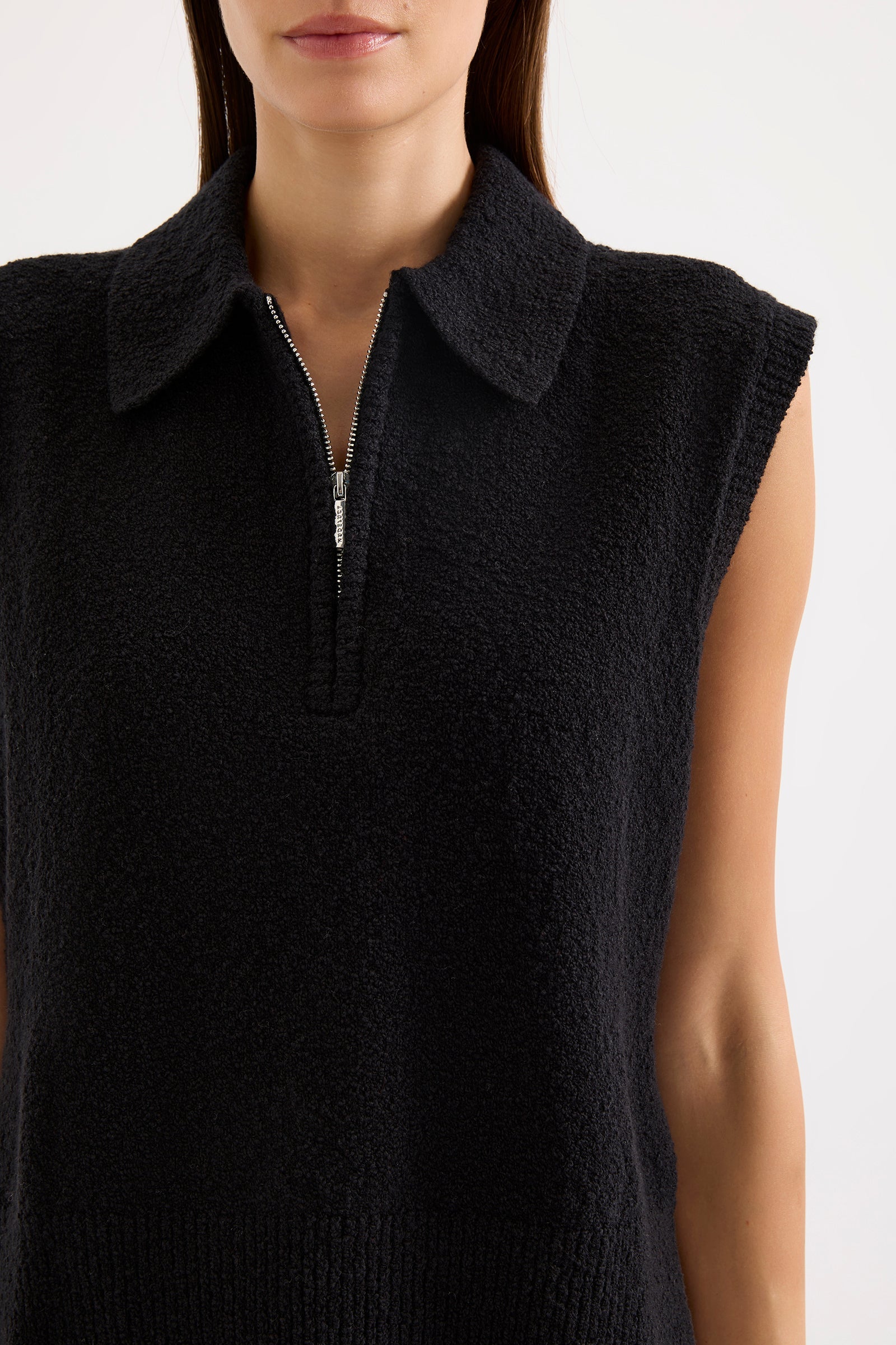 Ordell Knit Vest Black 