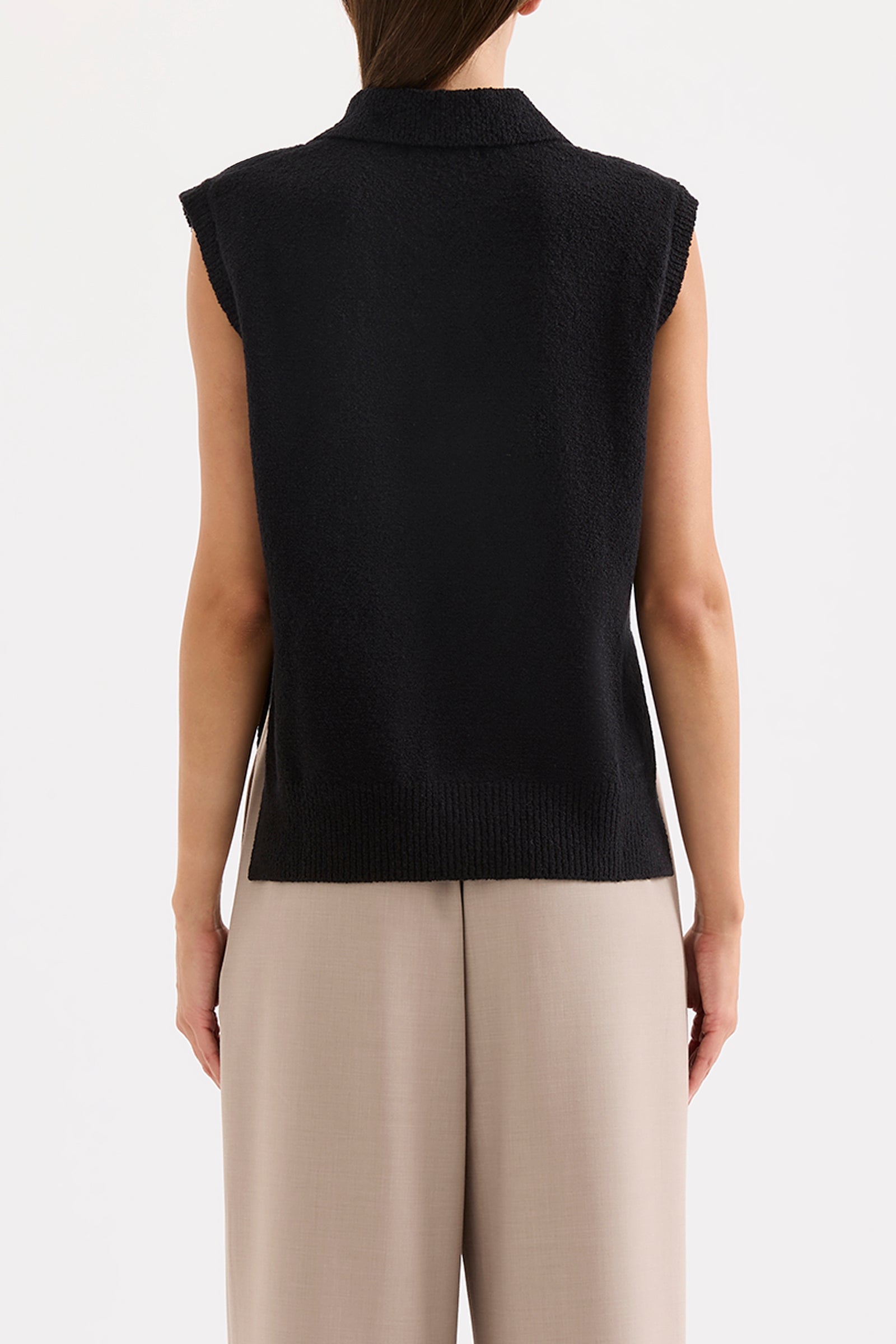 Ordell Knit Vest Black 