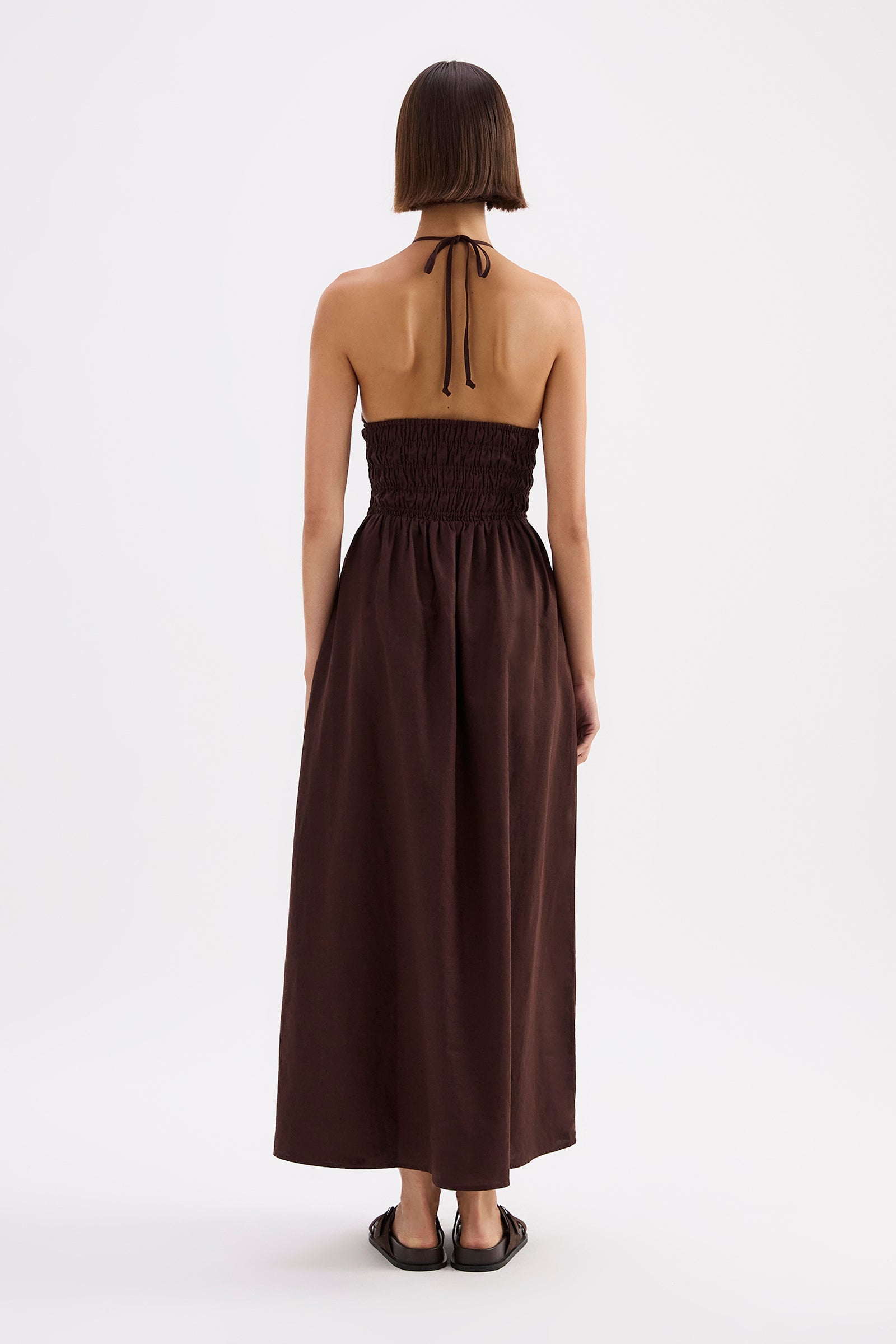 Mira Maxi Dress Raisin 