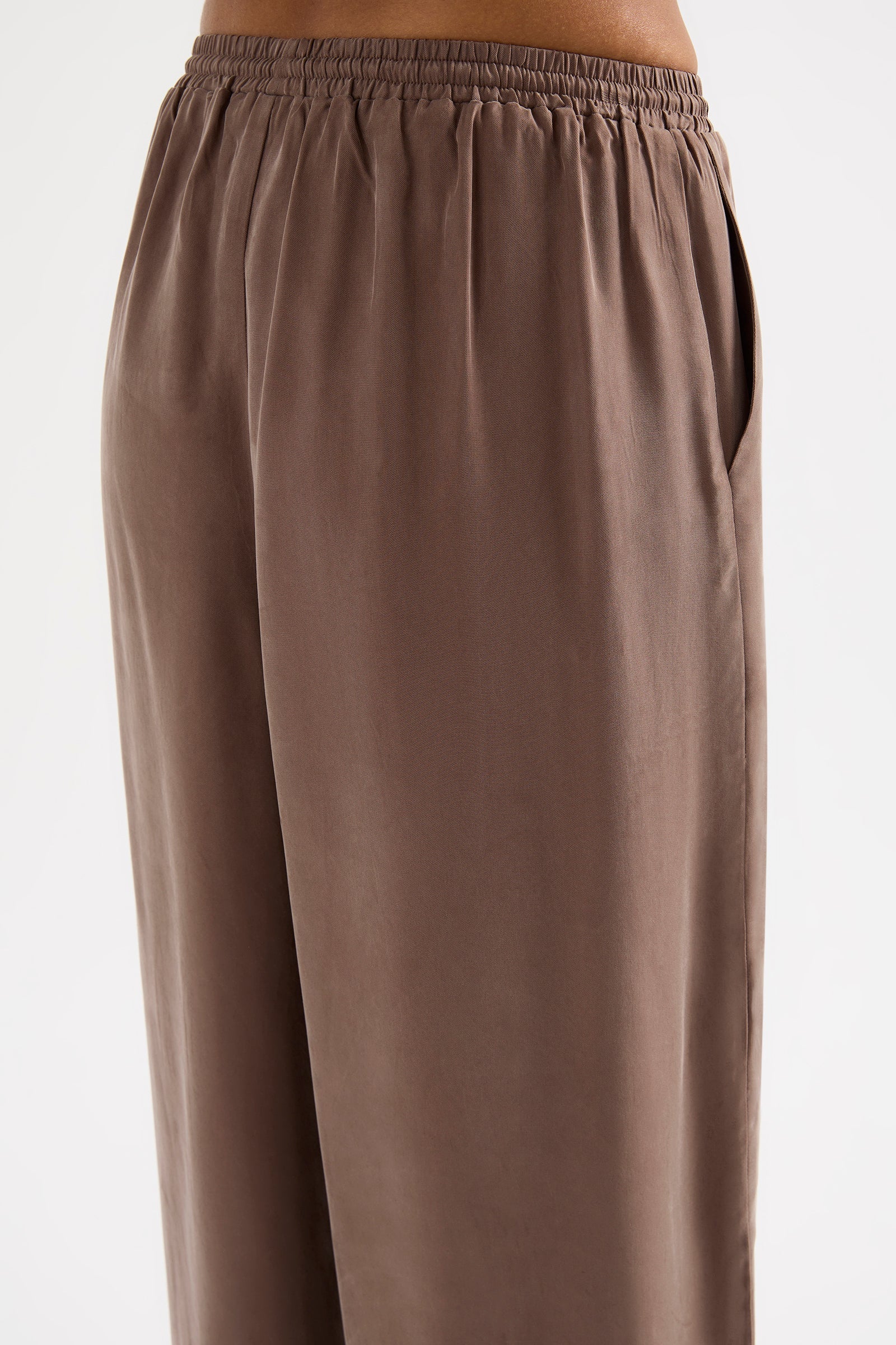 Rika Cupro Pant Chestnut 