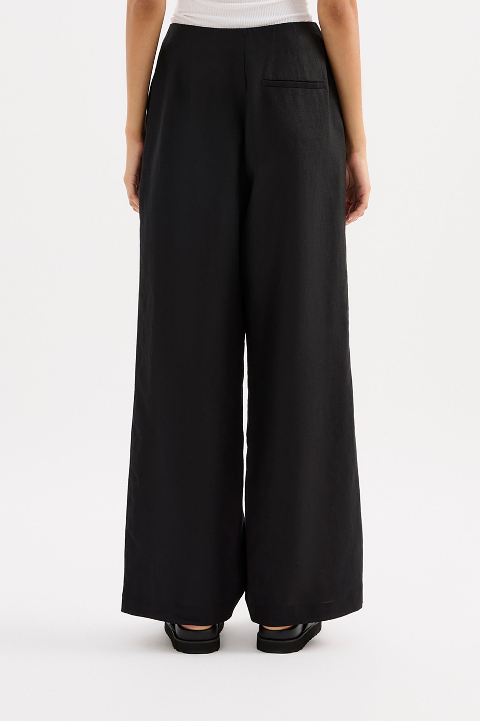 Marli Linen Pant Black 