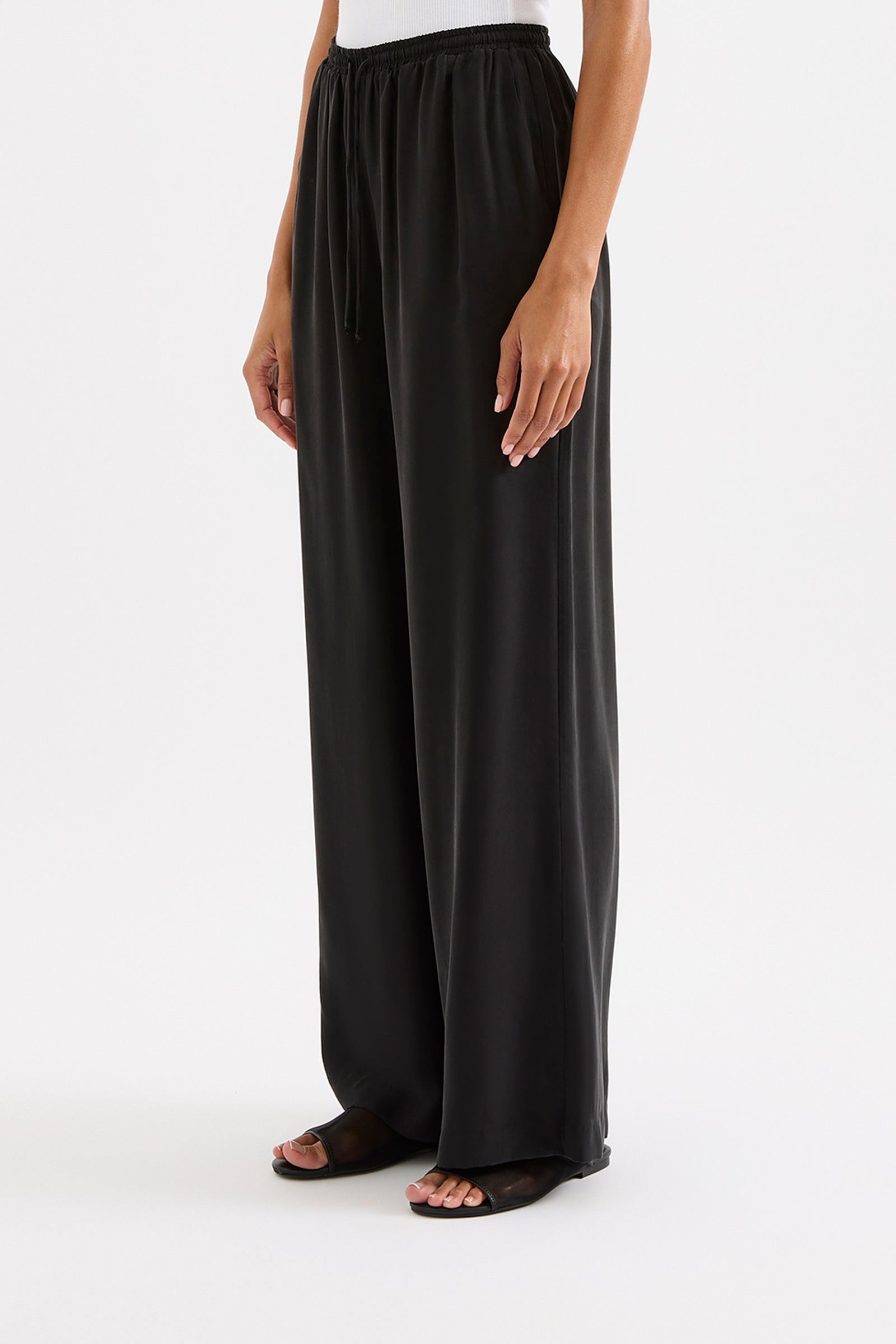 Rika Cupro Pant Black 