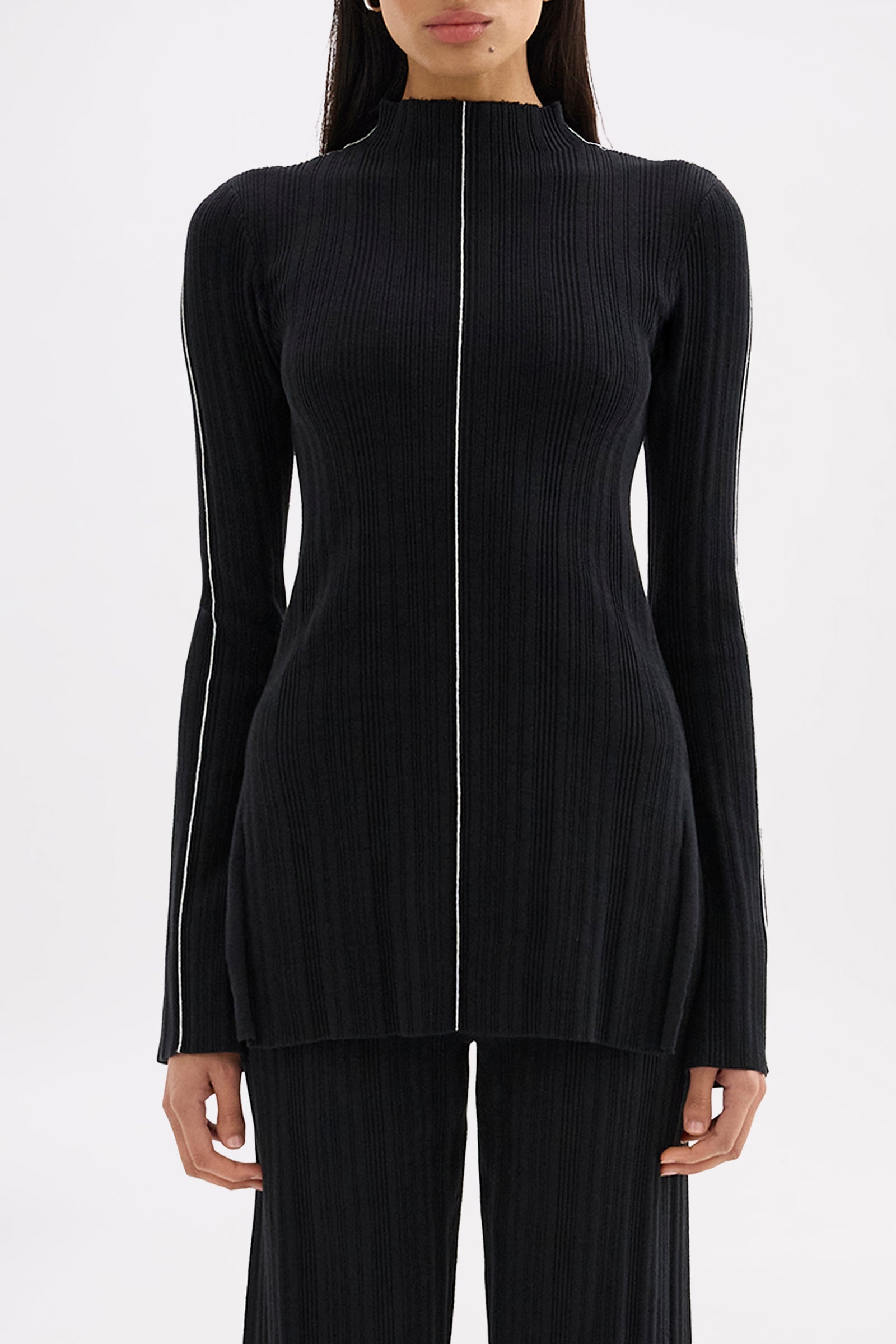 Sedona Knit Top Black 
