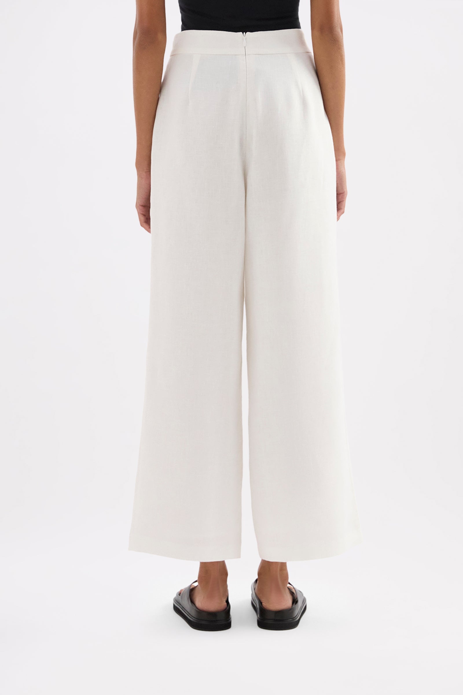 Thilda Linen Culotte White 