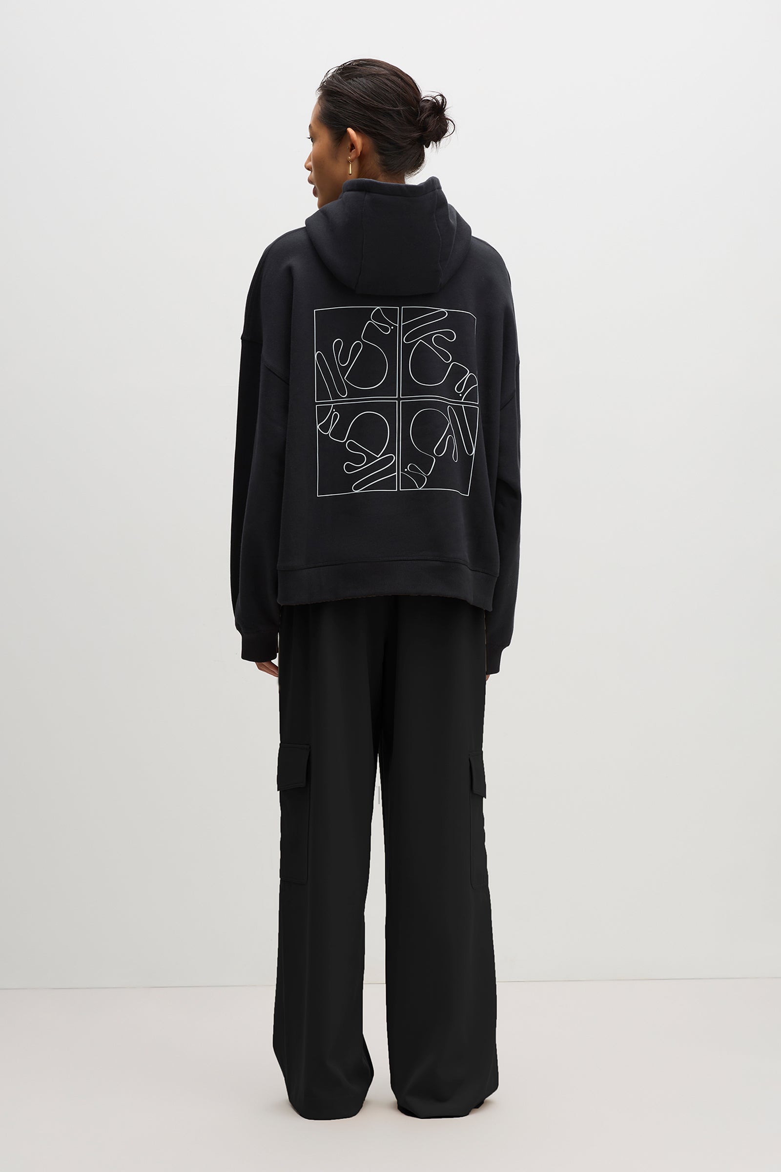 Nude Signature Hoodie Black 