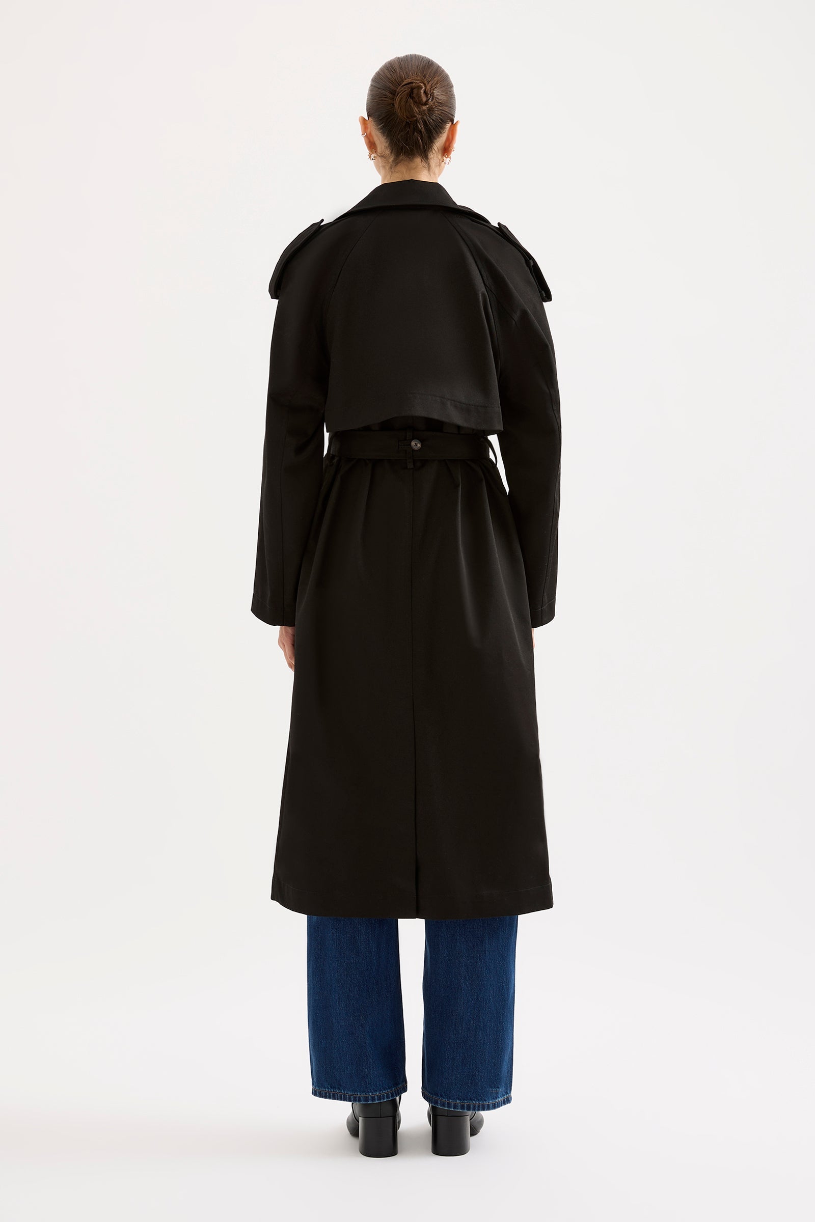 Kaiya Trench Black 