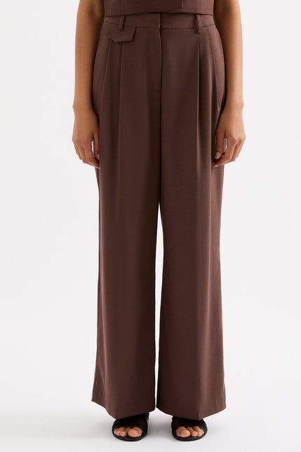 Easton Tailored Pant Cocoa 