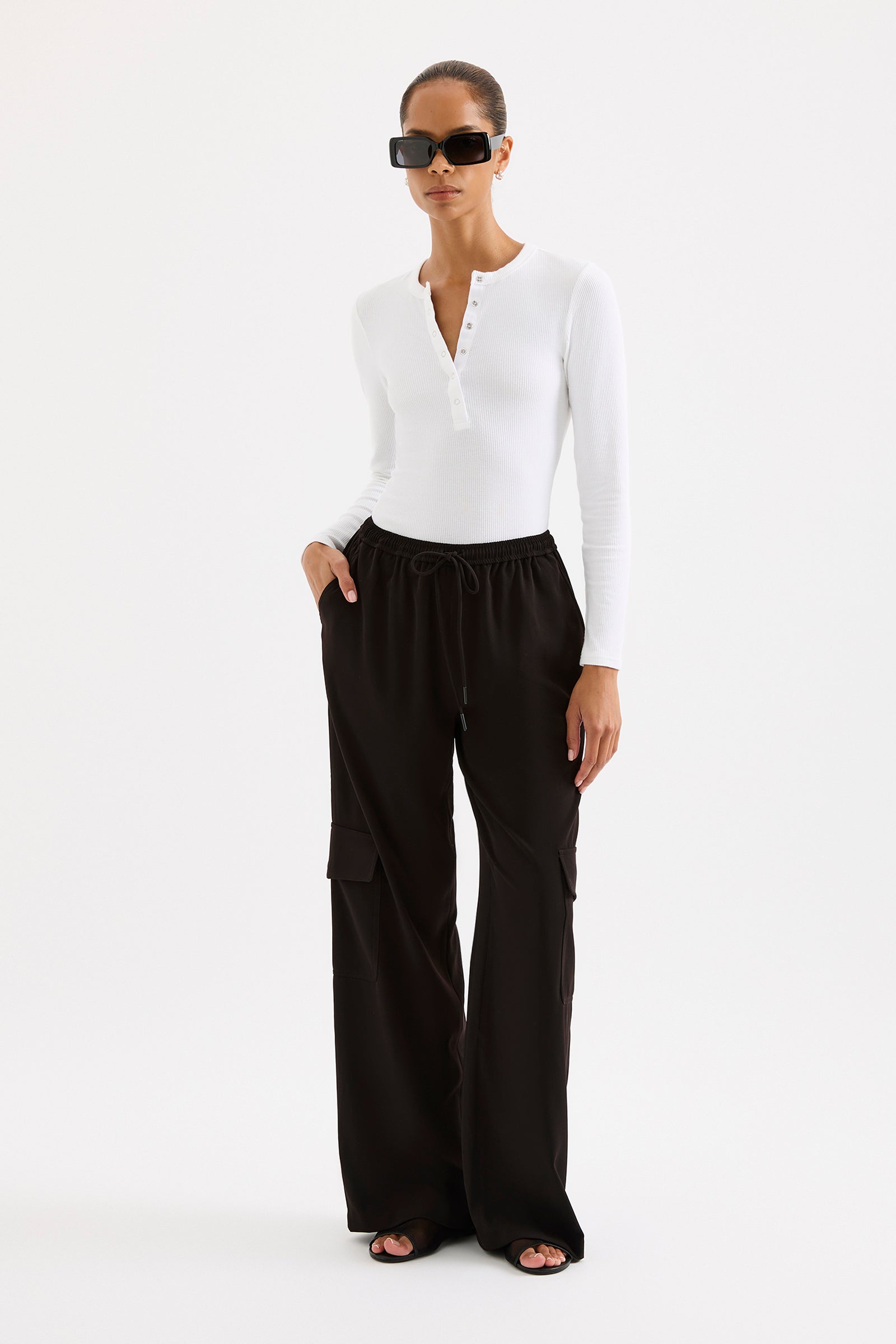 Quincy Cargo Pants Black 