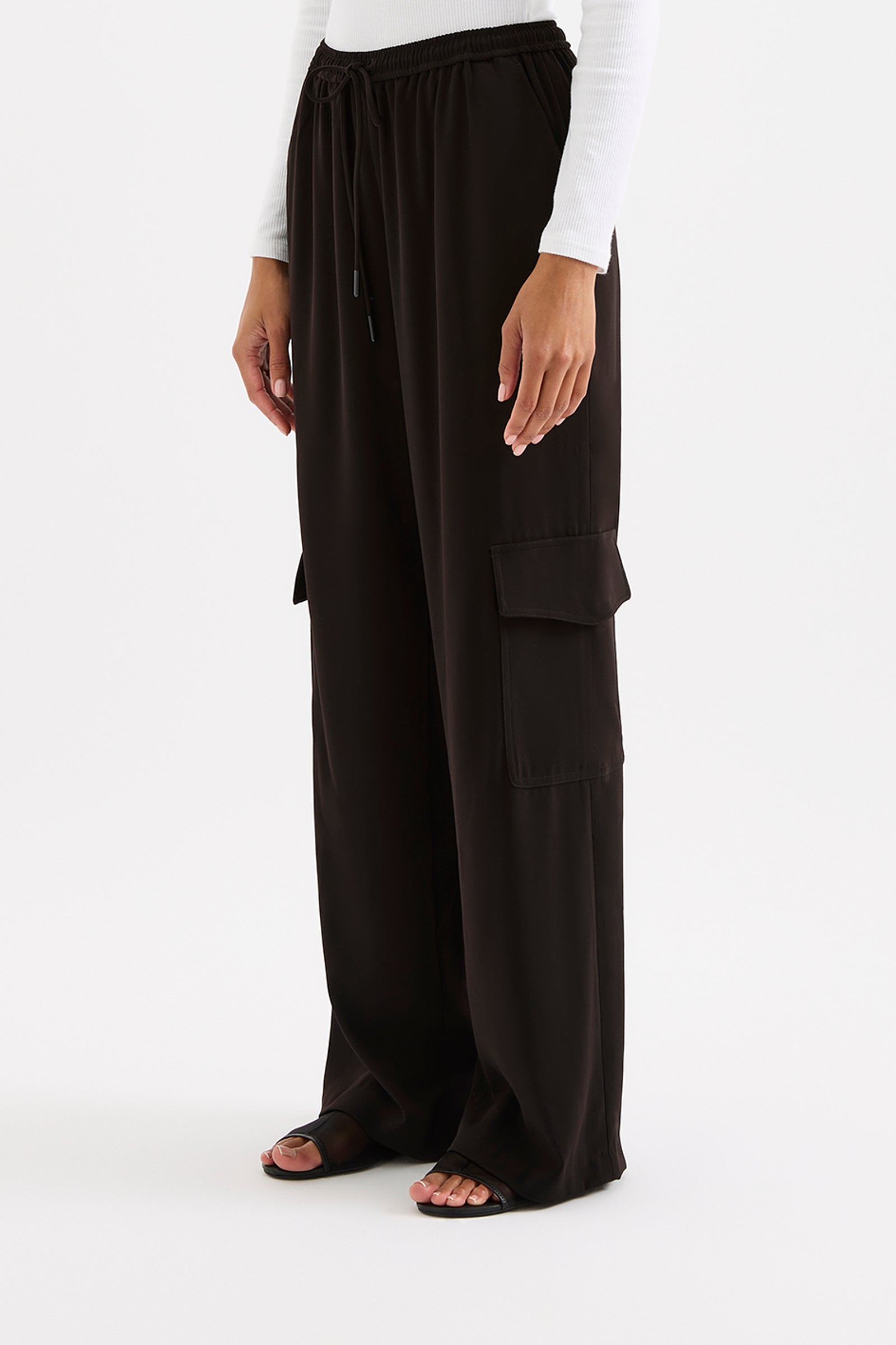 Quincy Cargo Pants Black 