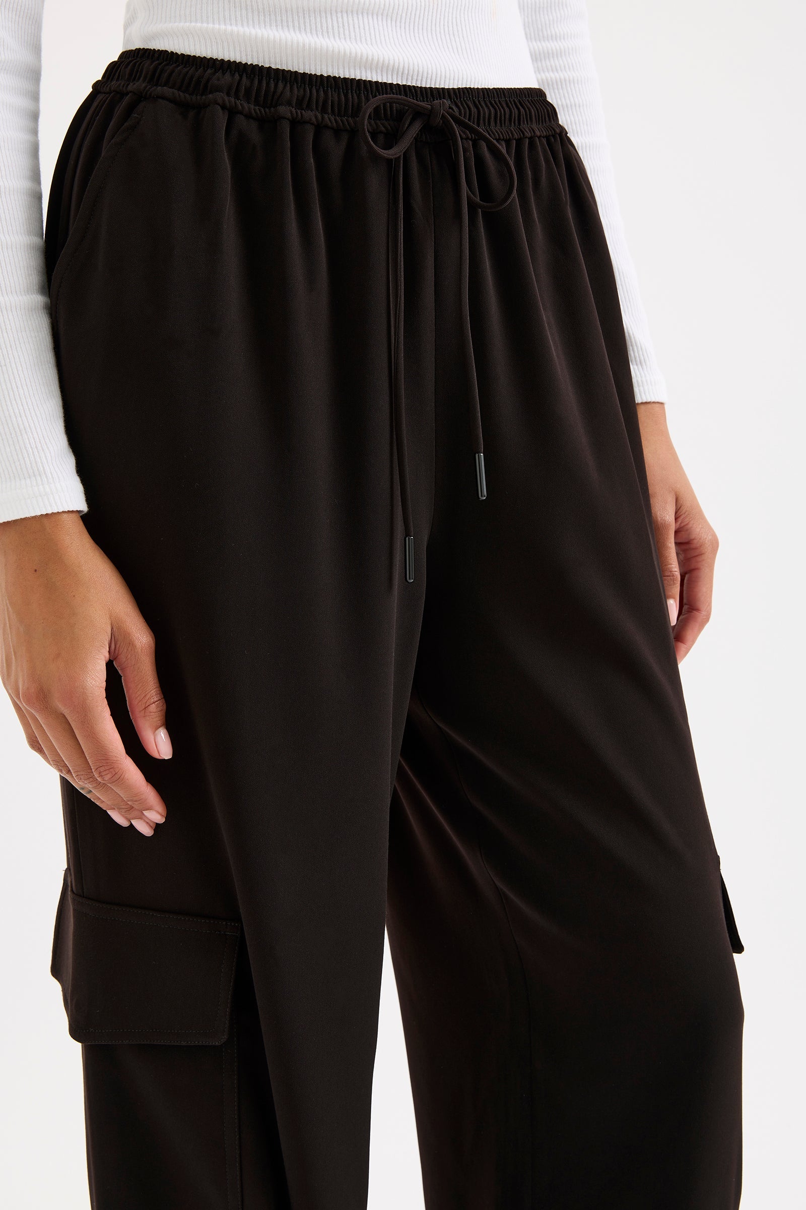 Quincy Cargo Pants Black 
