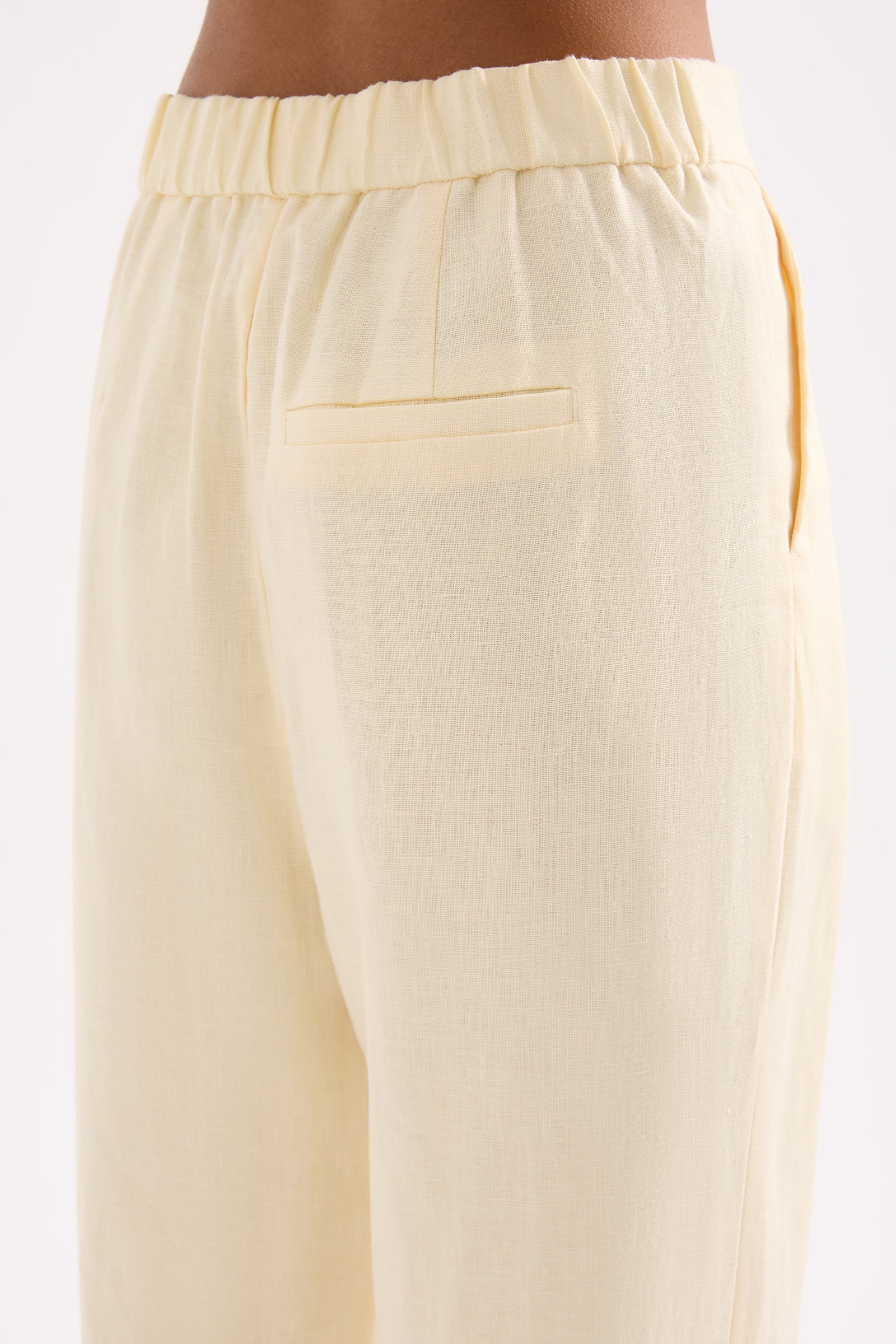 Ingrid Linen Pant Eggnog 