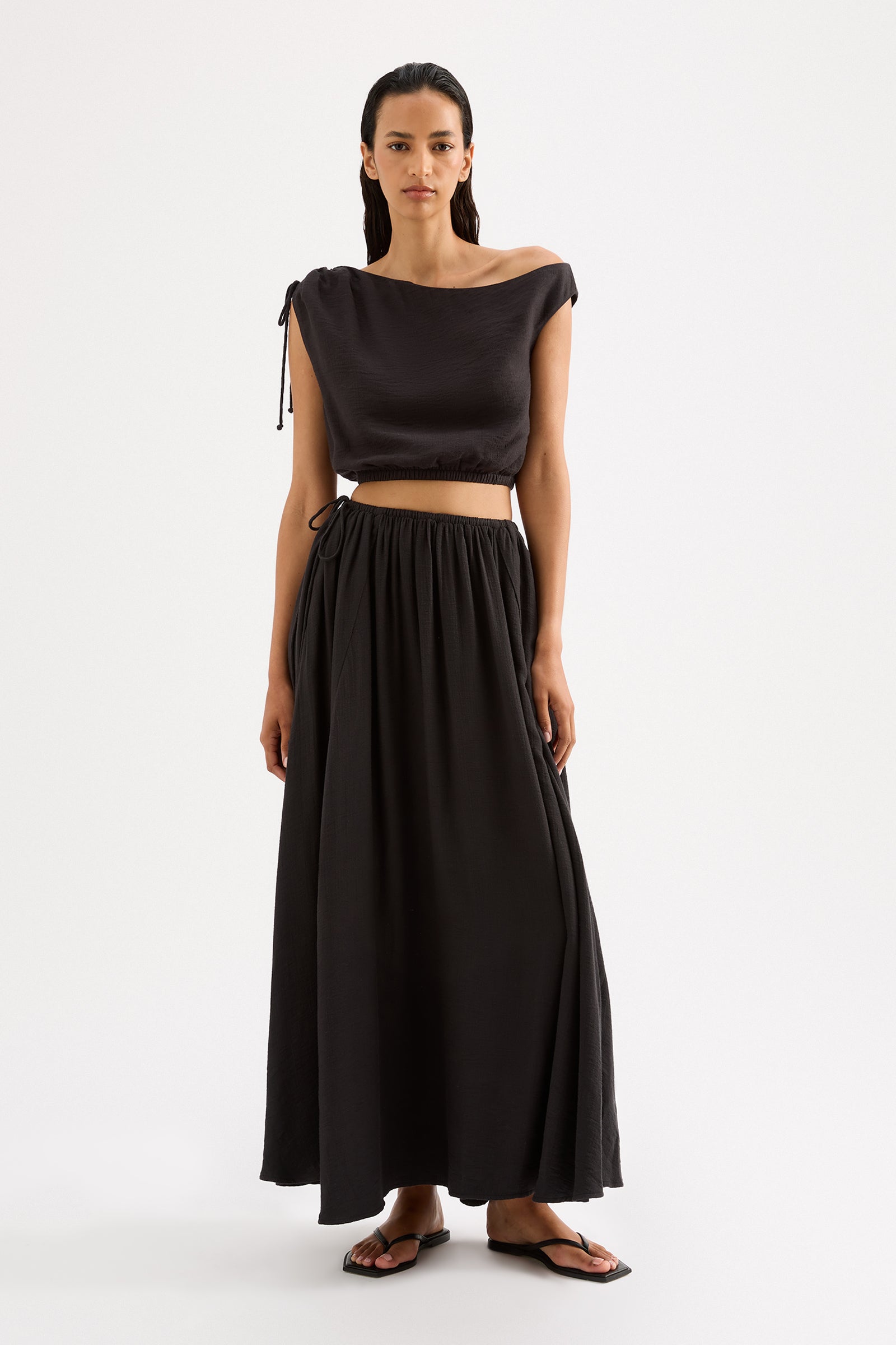 Ambrose Maxi Skirt Black 
