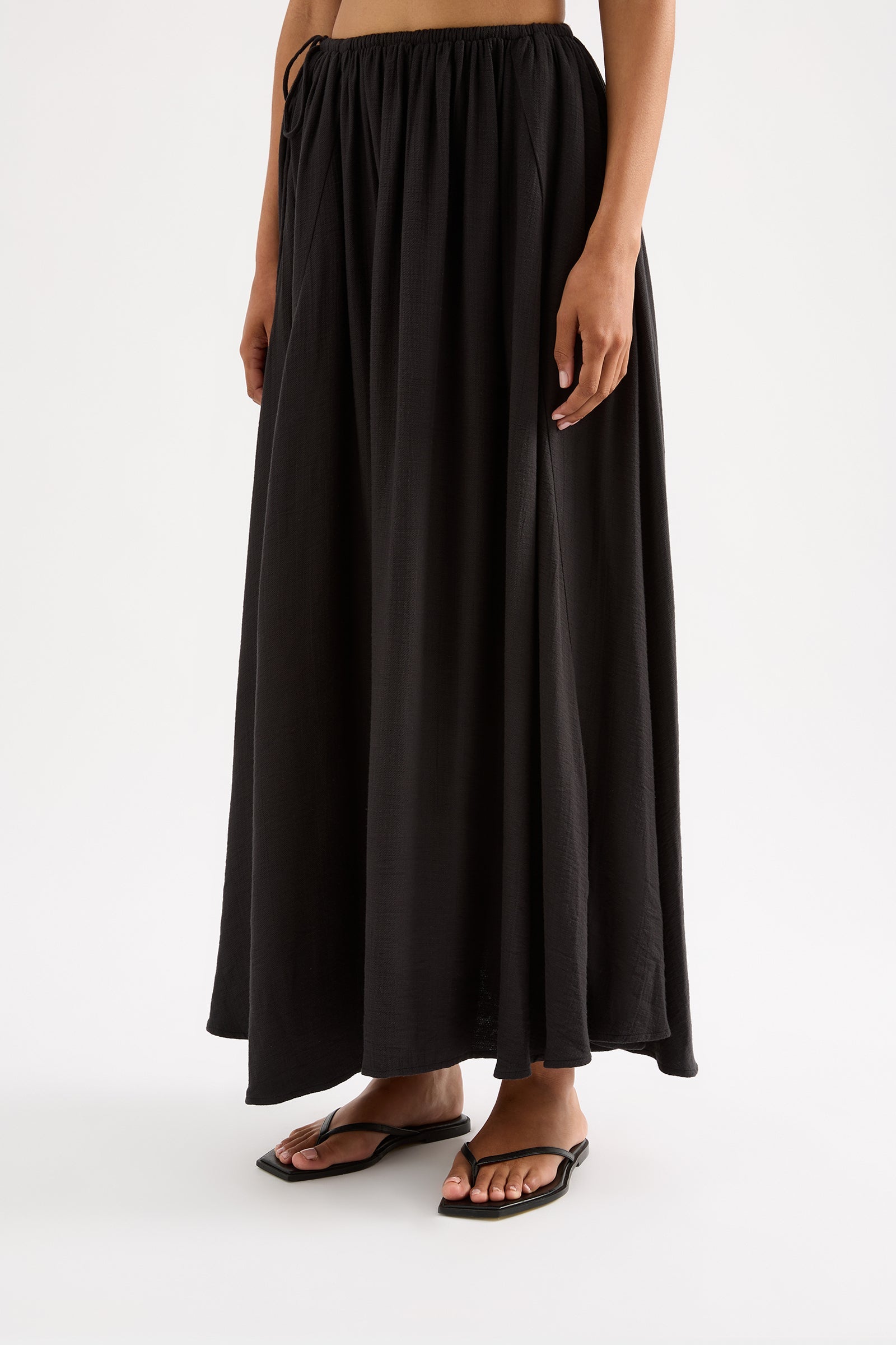 Ambrose Maxi Skirt Black 