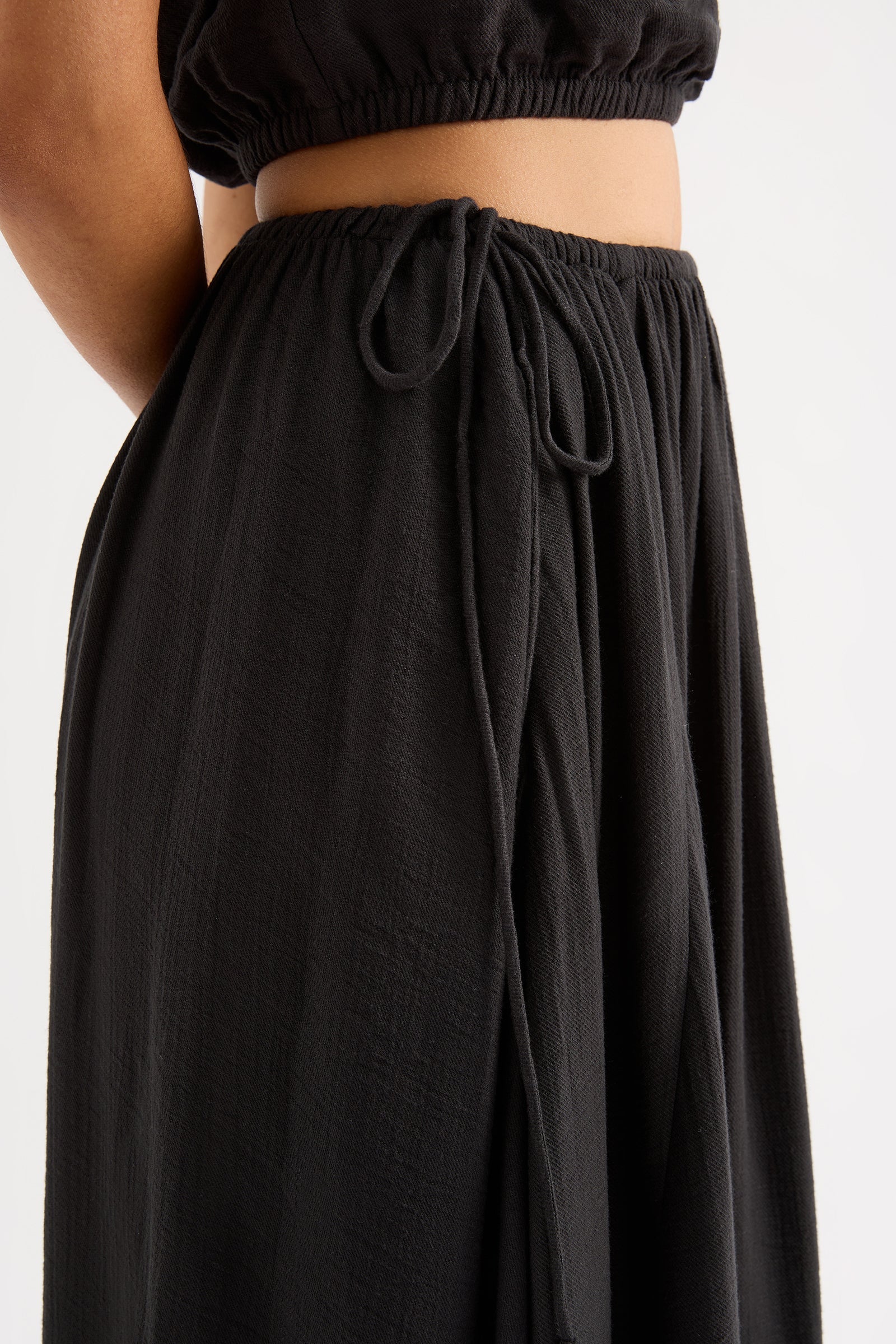 Ambrose Maxi Skirt Black 