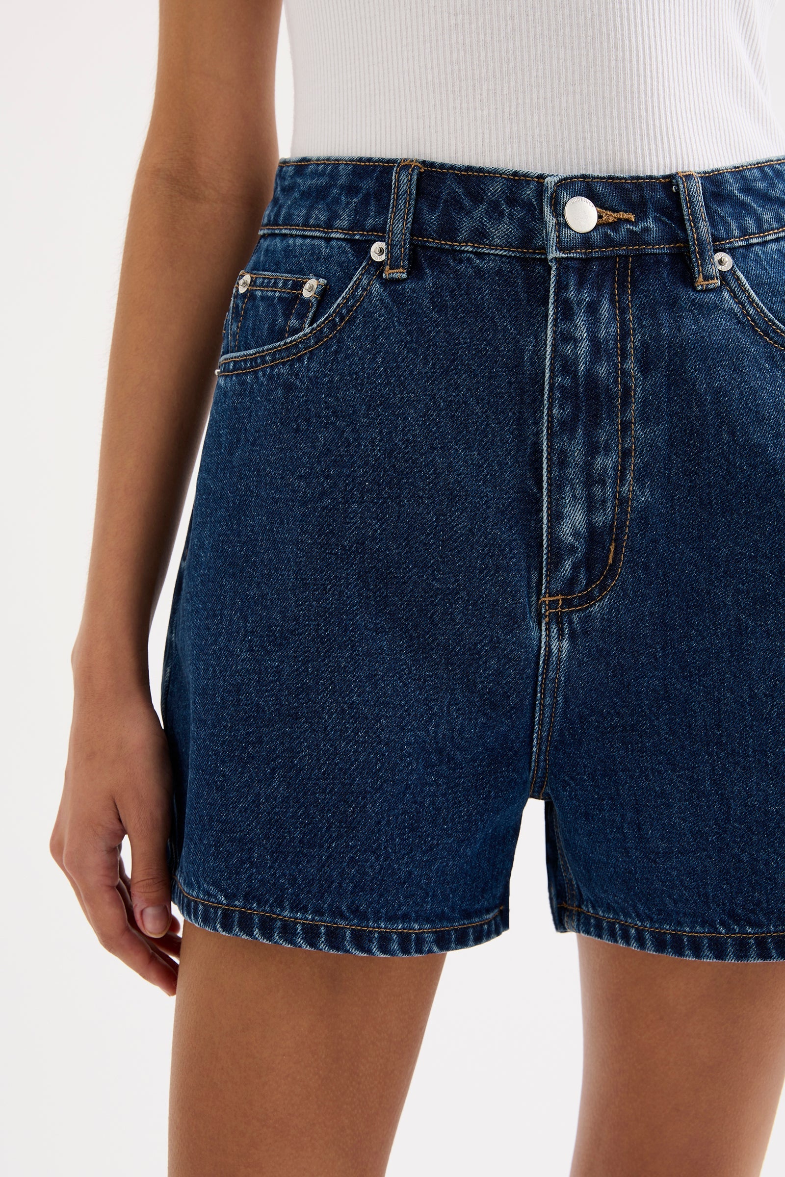 Organic Mom Short Force Blue 