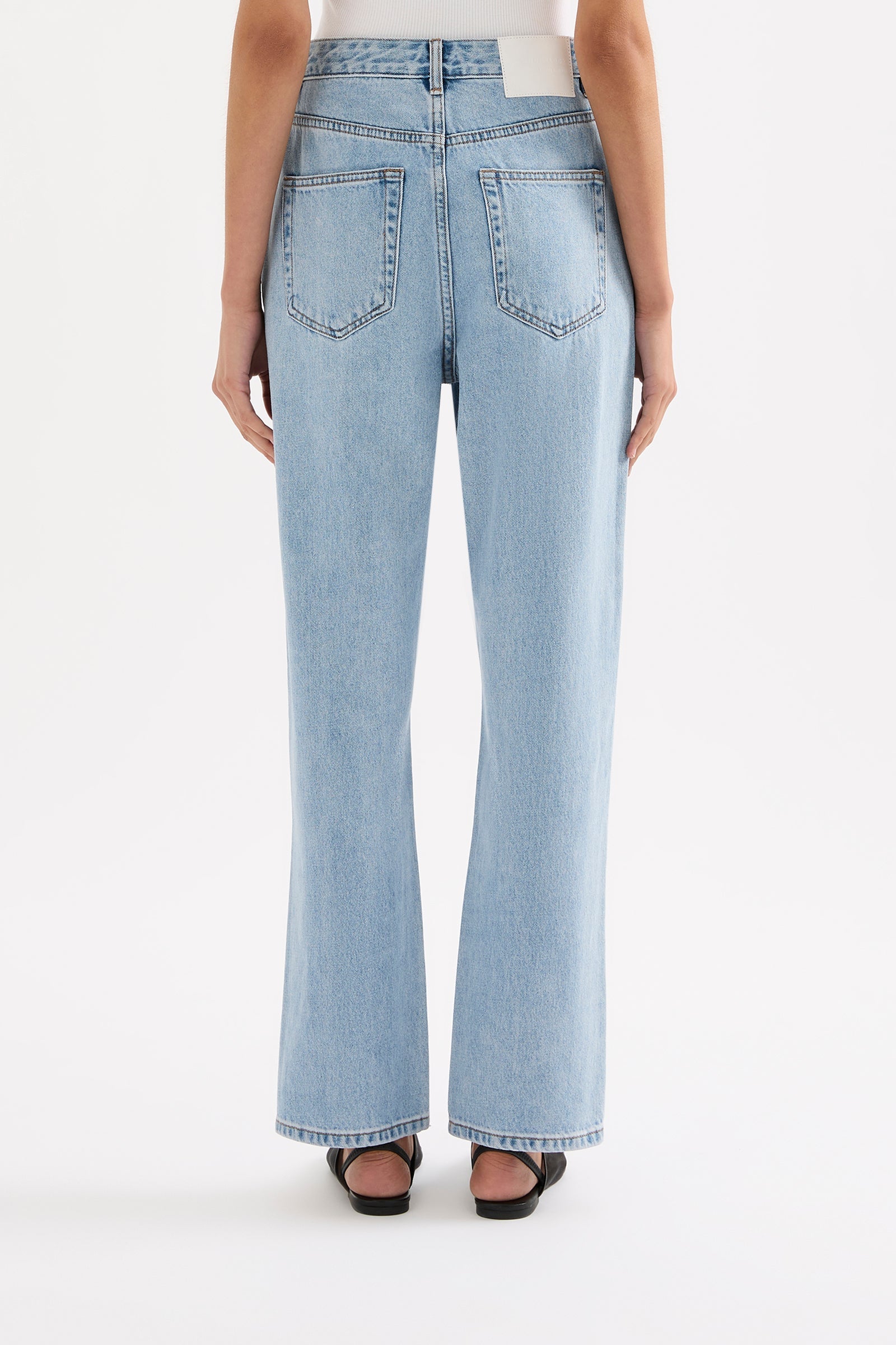 Organic Straight Leg Jean 90s Blue Wash 