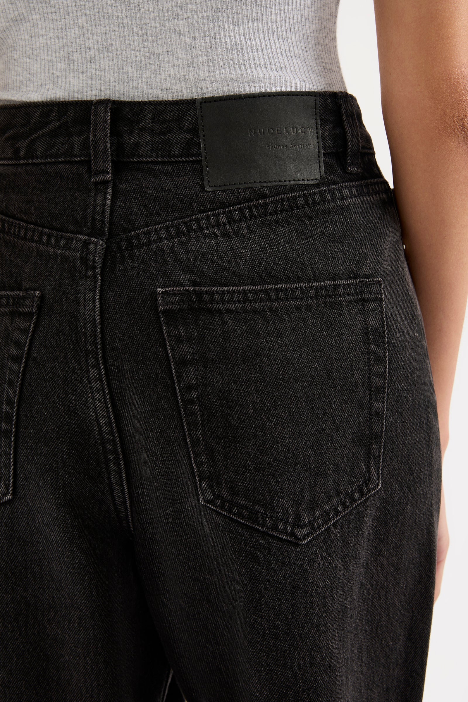 Organic Baggy Jean Vintage Black 
