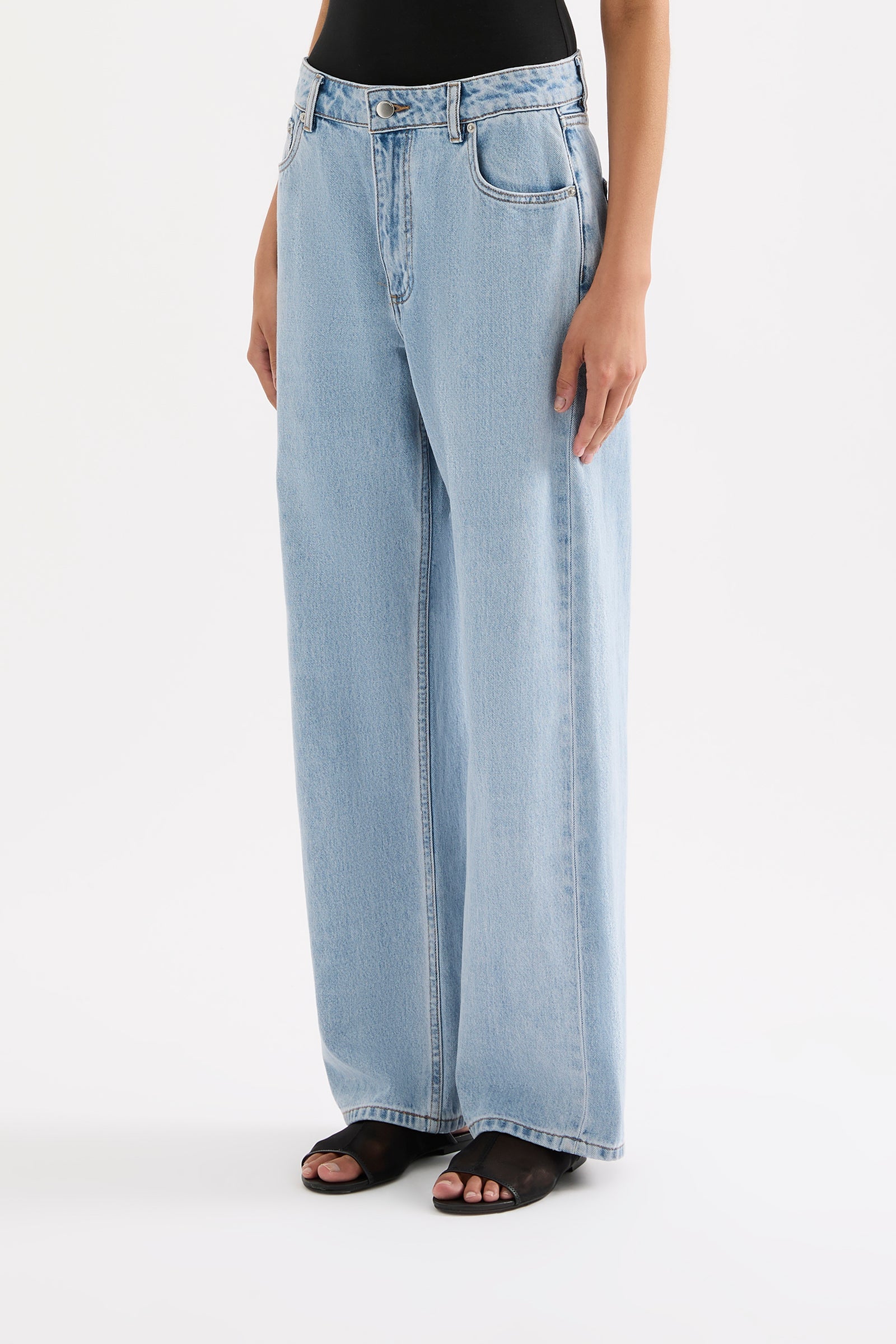Organic Baggy Jean 90s Blue 