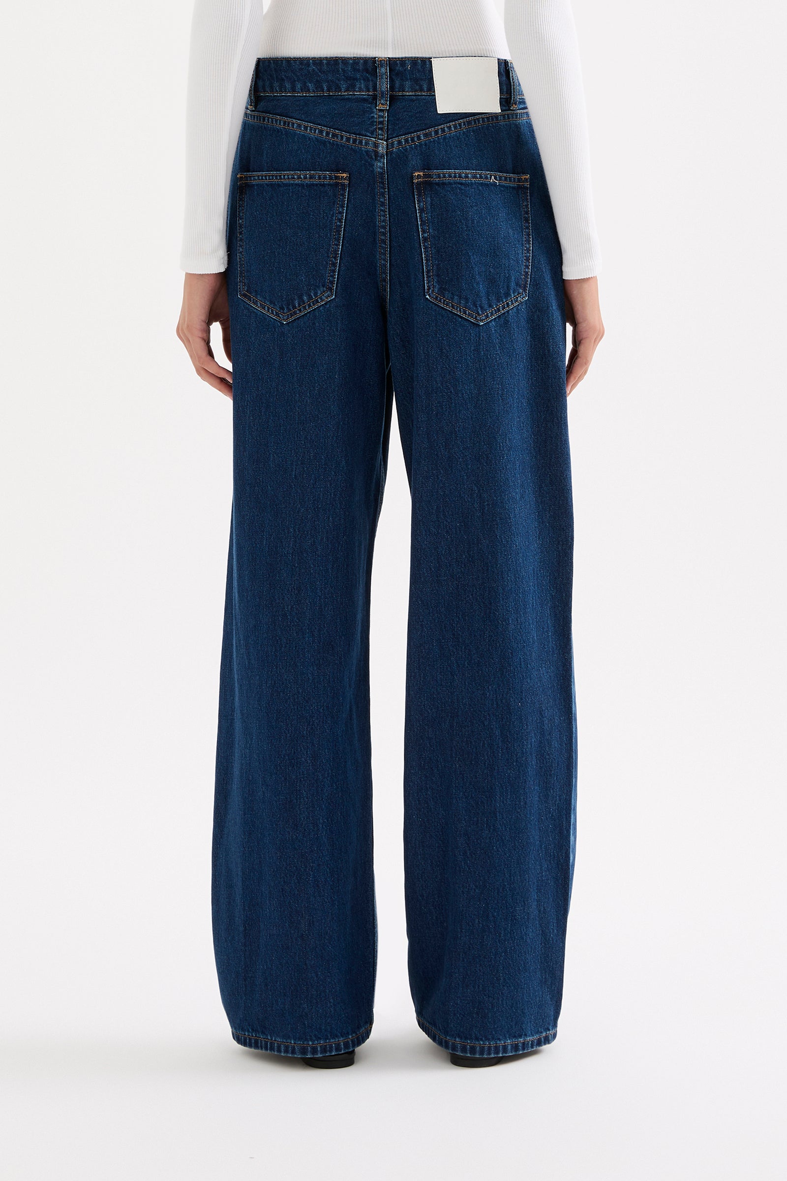 Organic Baggy Jean Force Blue 