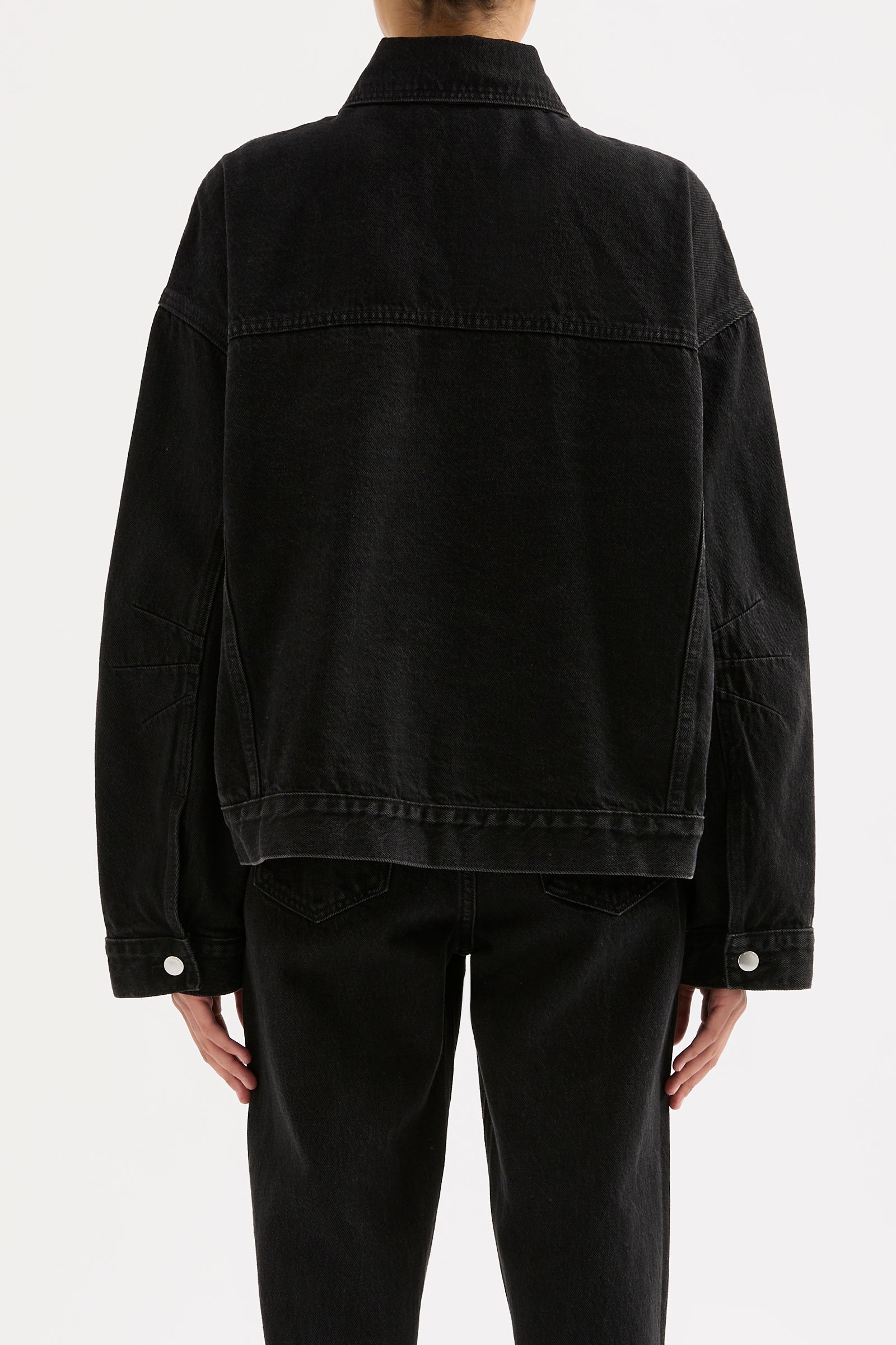 Sia Denim Jacket Vintage Black 