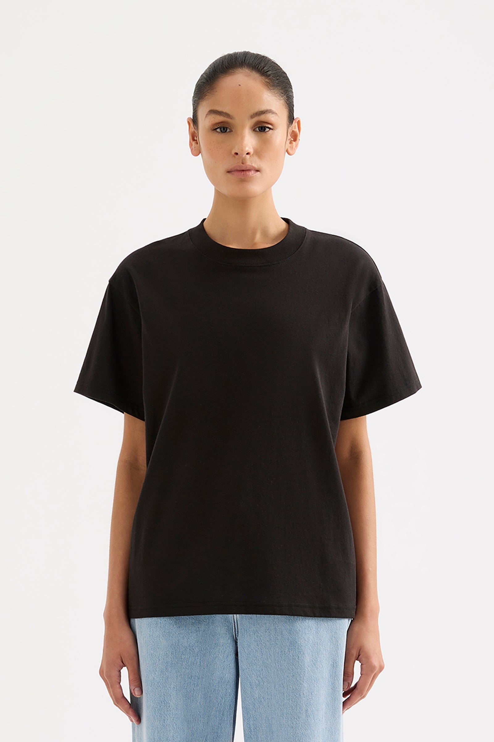 Organic Boyfriend Tee Black 