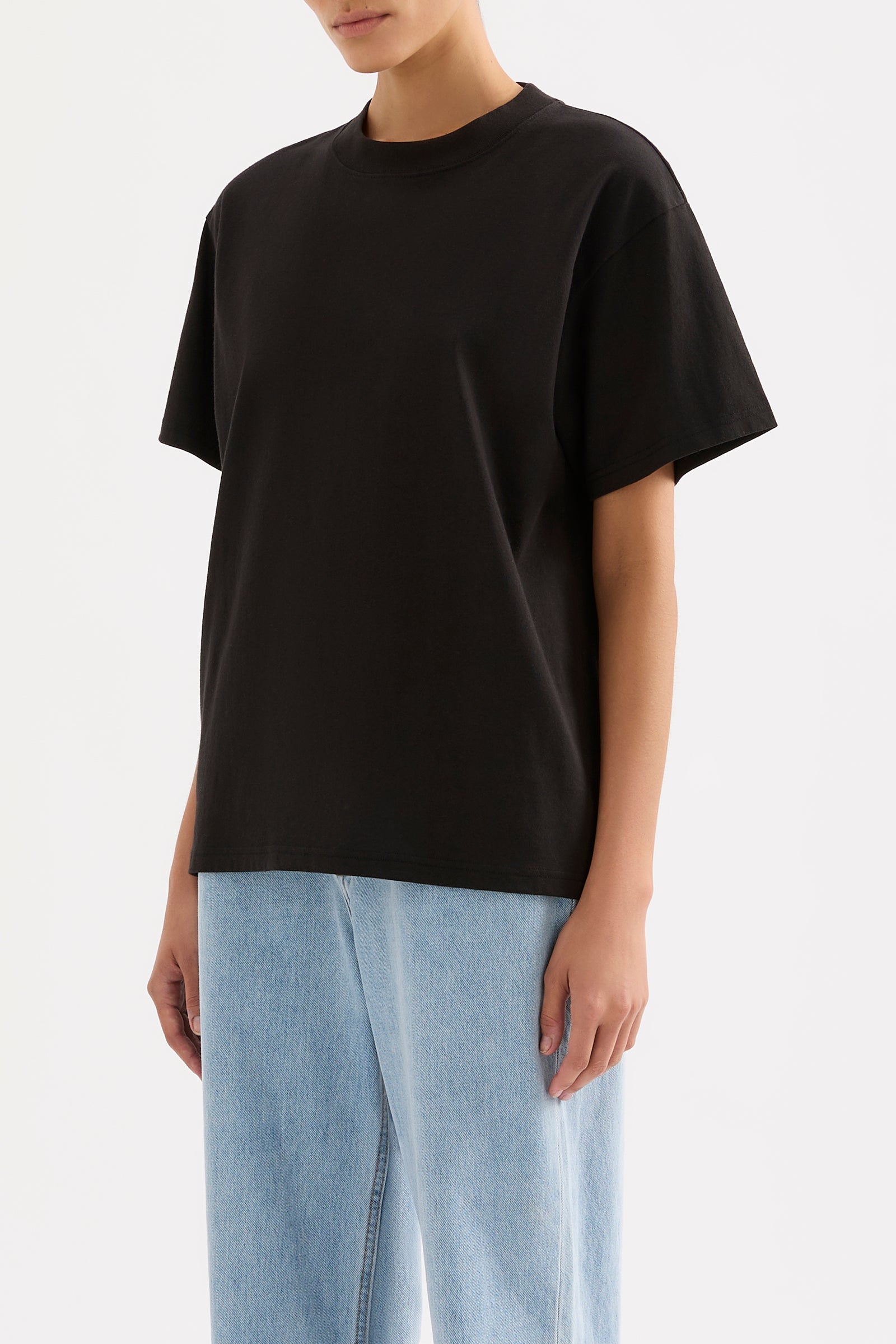 Organic Boyfriend Tee Black 