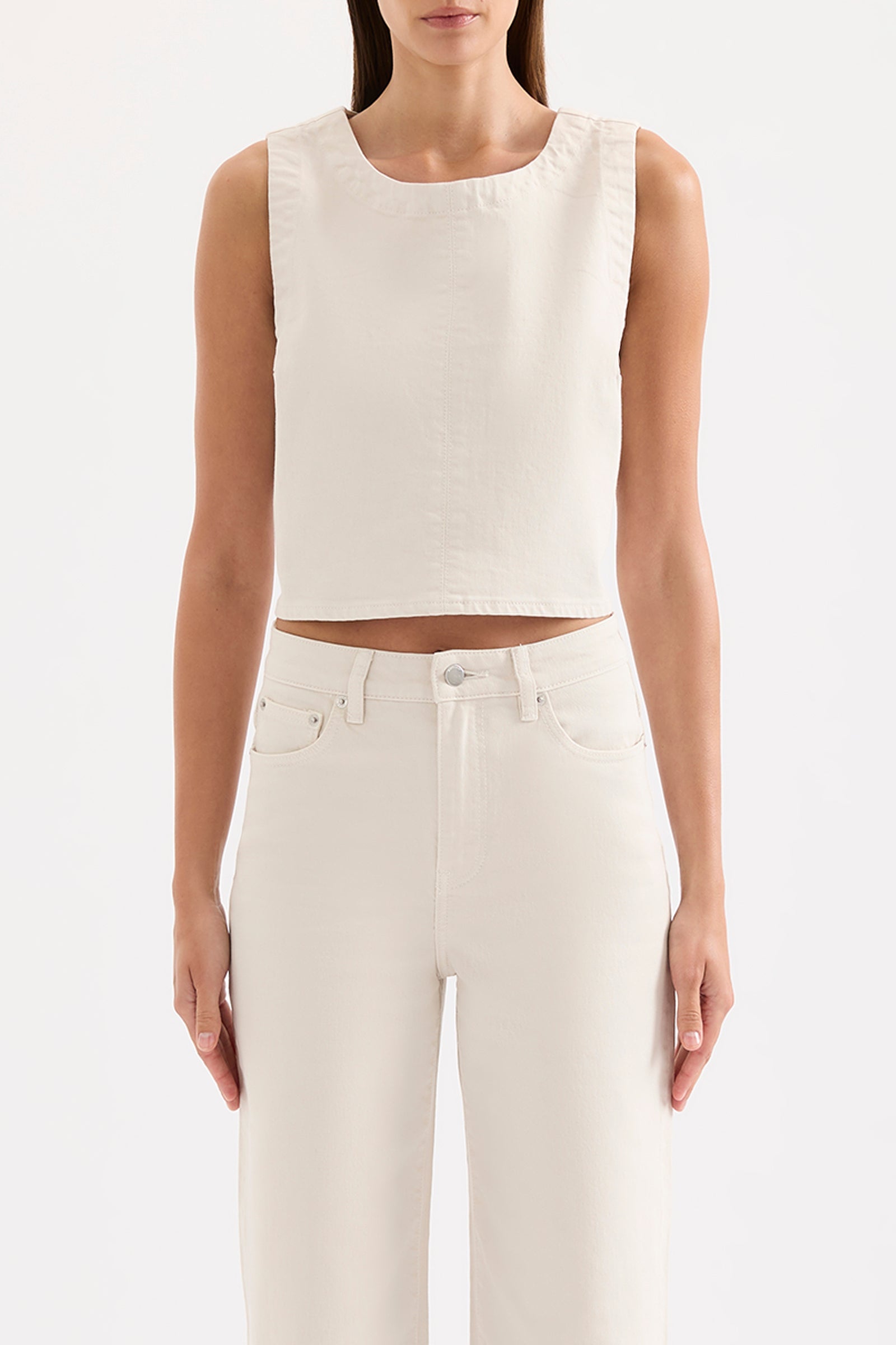Cali Denim Top Dune 