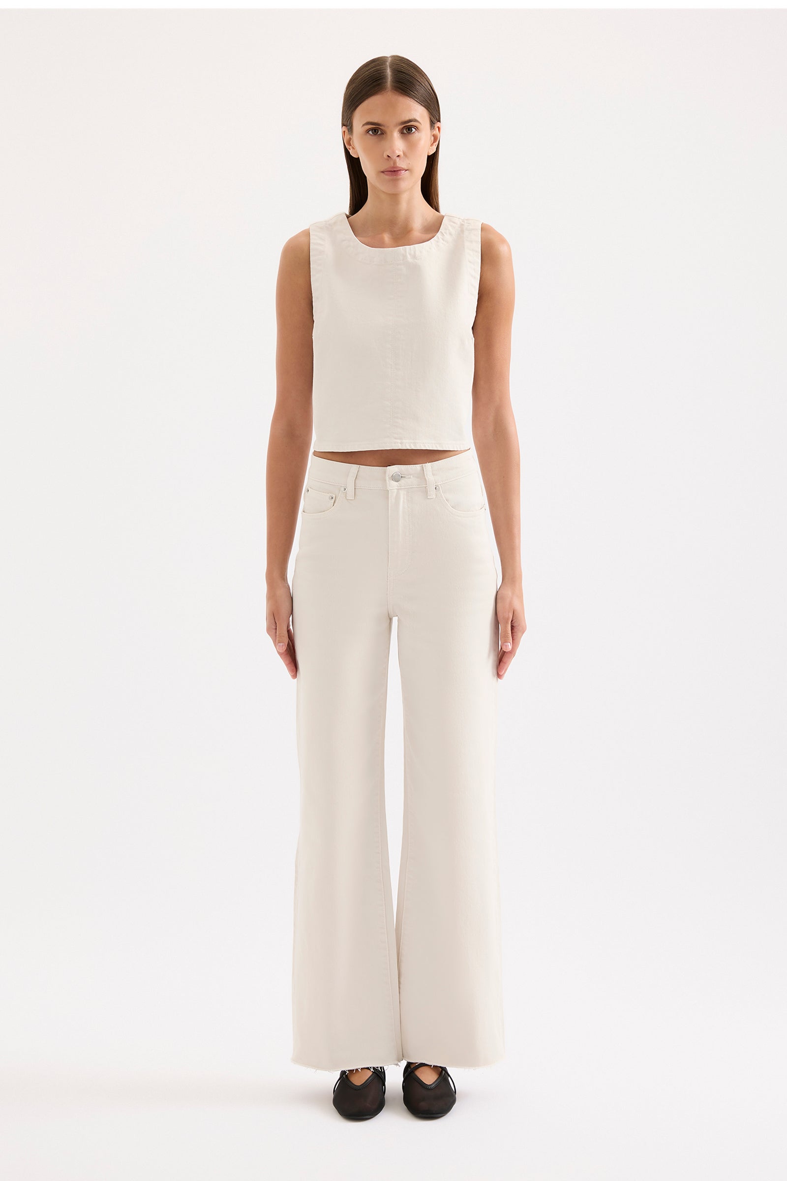 Cali Denim Top Dune 