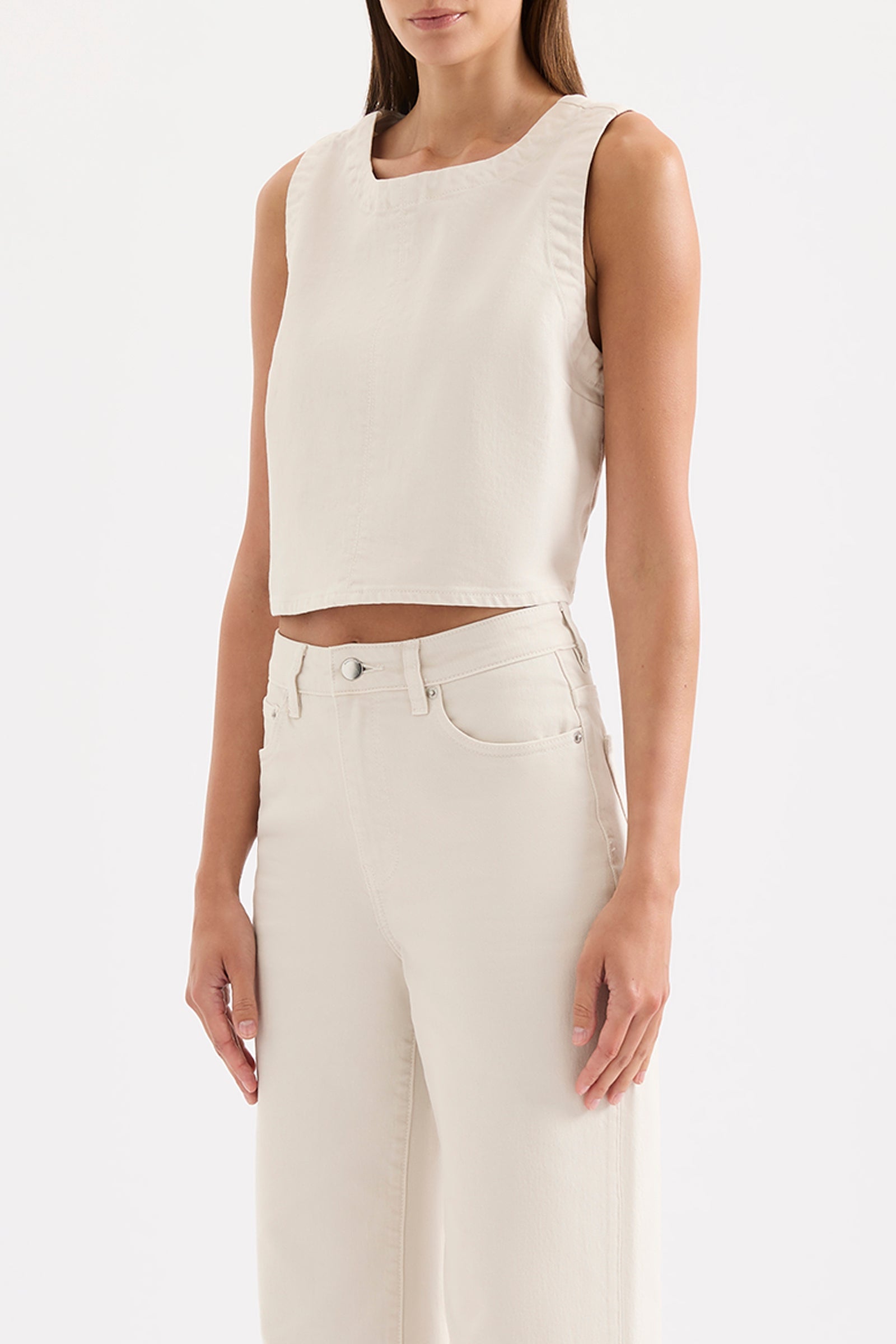 Cali Denim Top Dune 