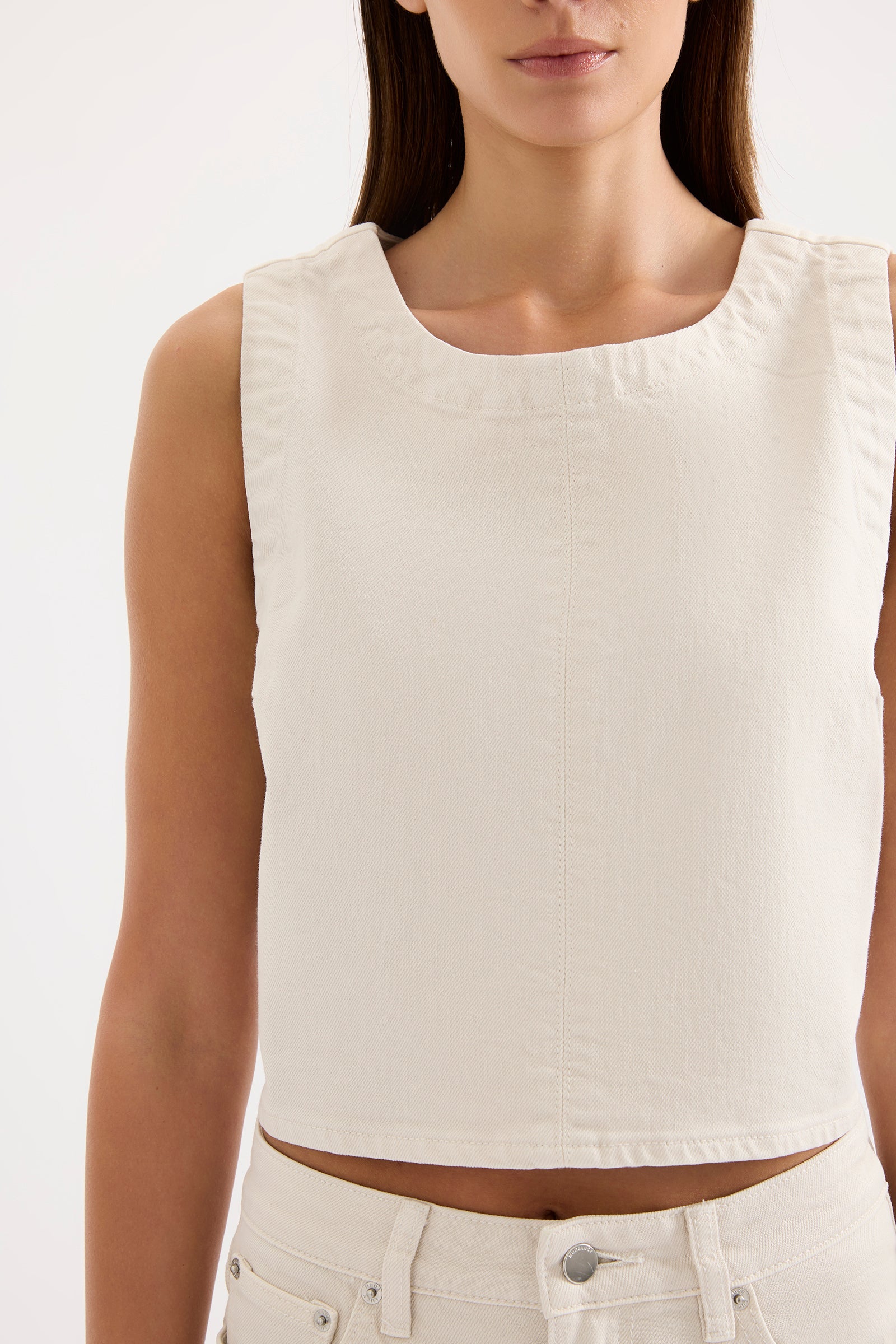 Cali Denim Top Dune 