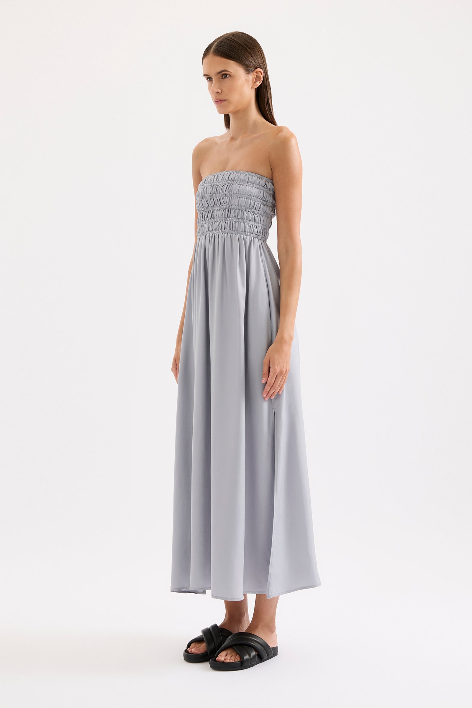 Zuri Tencel Maxi Dress Storm 