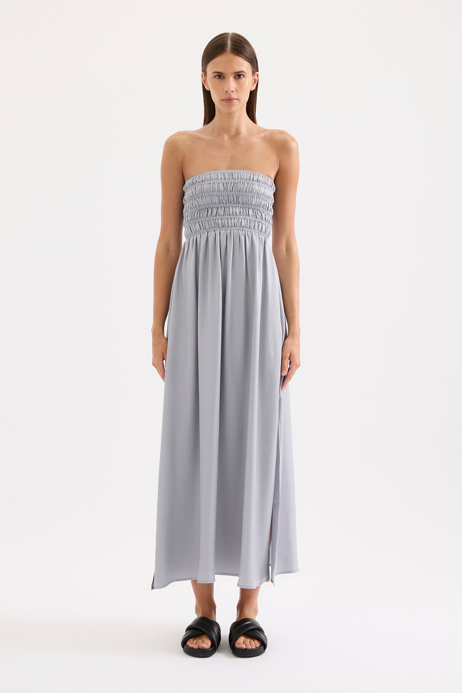 Zuri Tencel Maxi Dress Storm 