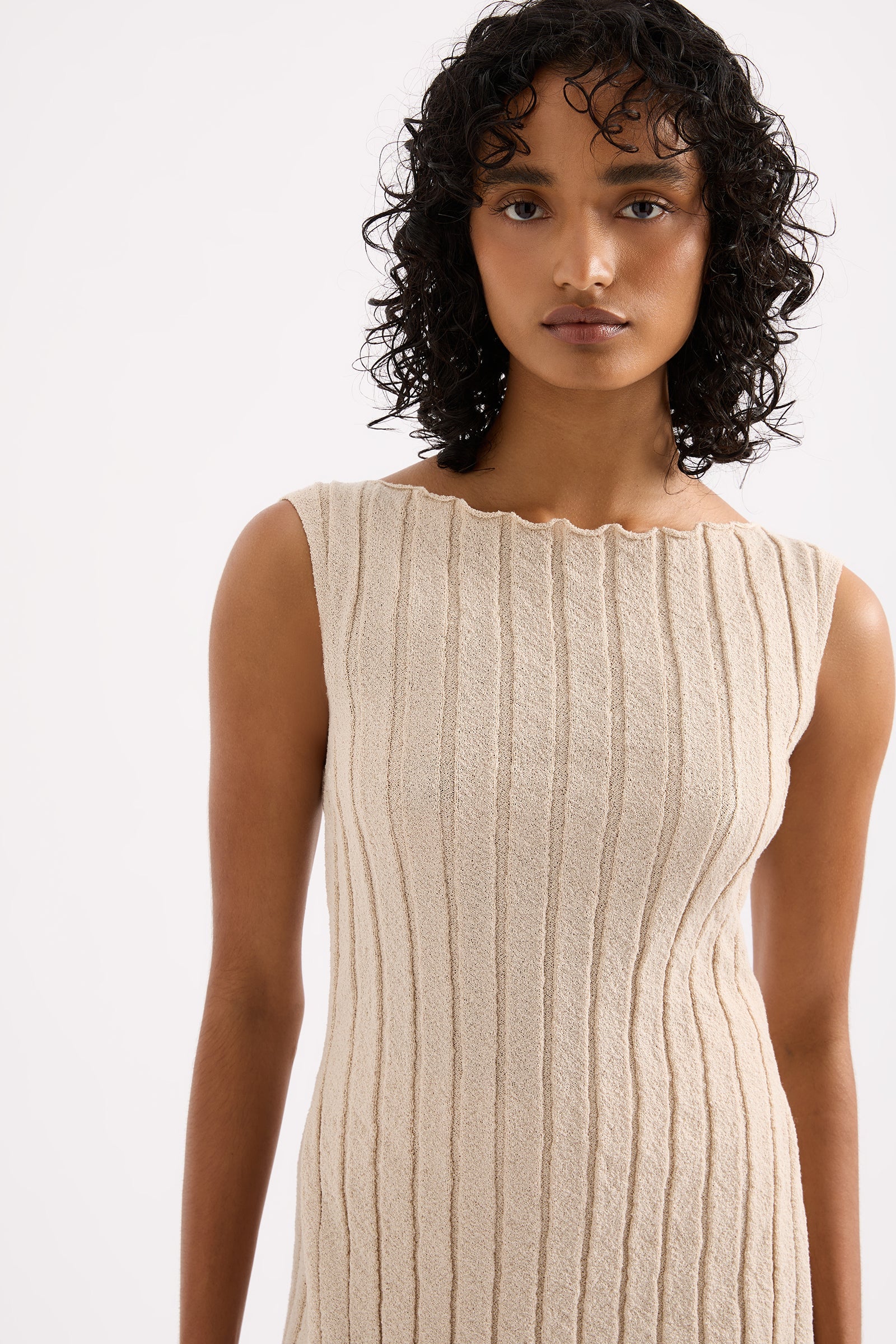 Taiyo Knit Tunic Oat 