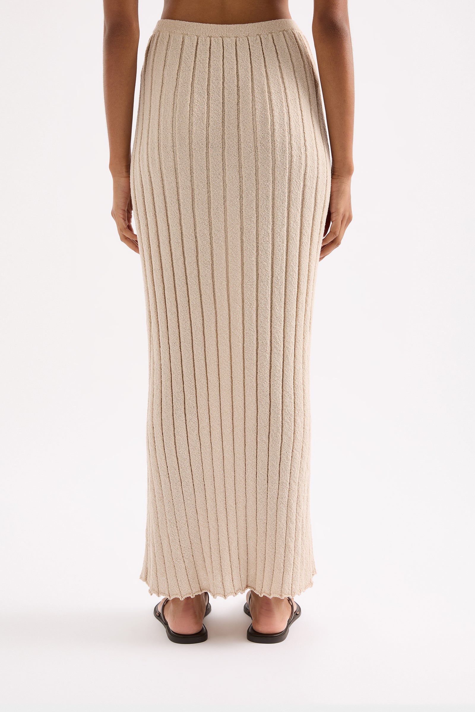Taiyo Knit Skirt Oat 