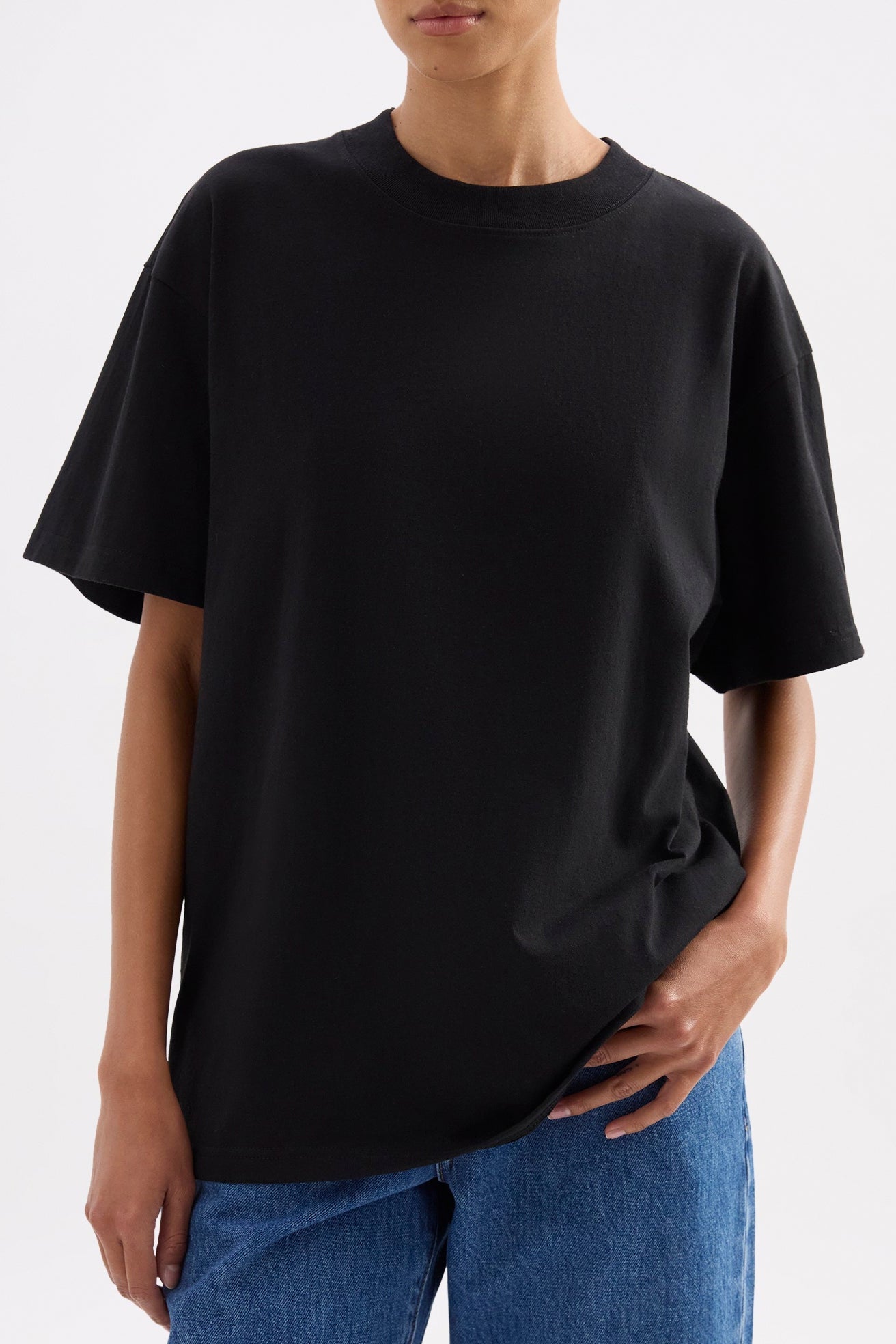 Organic Boyfriend Tee Black 