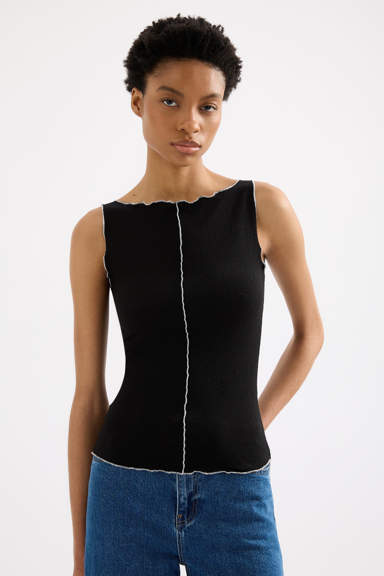 Hilda Tank Black 