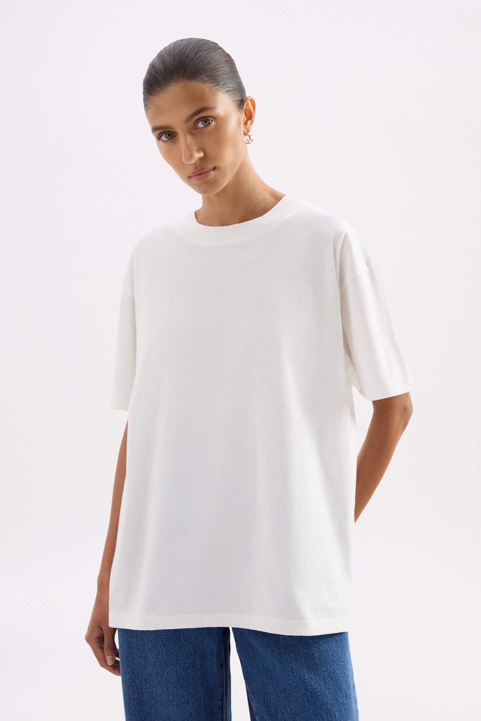 Organic Boyfriend Tee White 