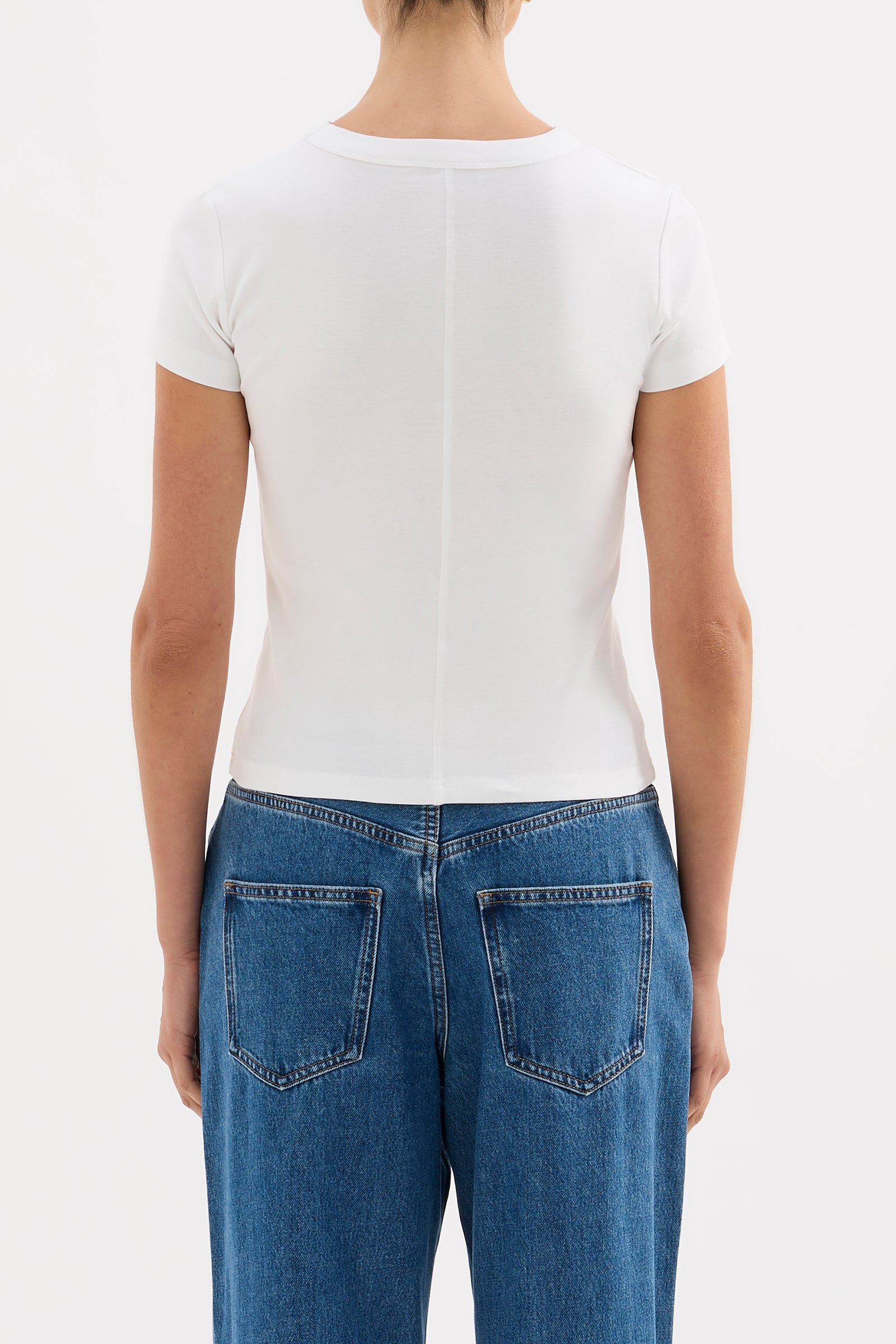 Organic Baby Tee White 